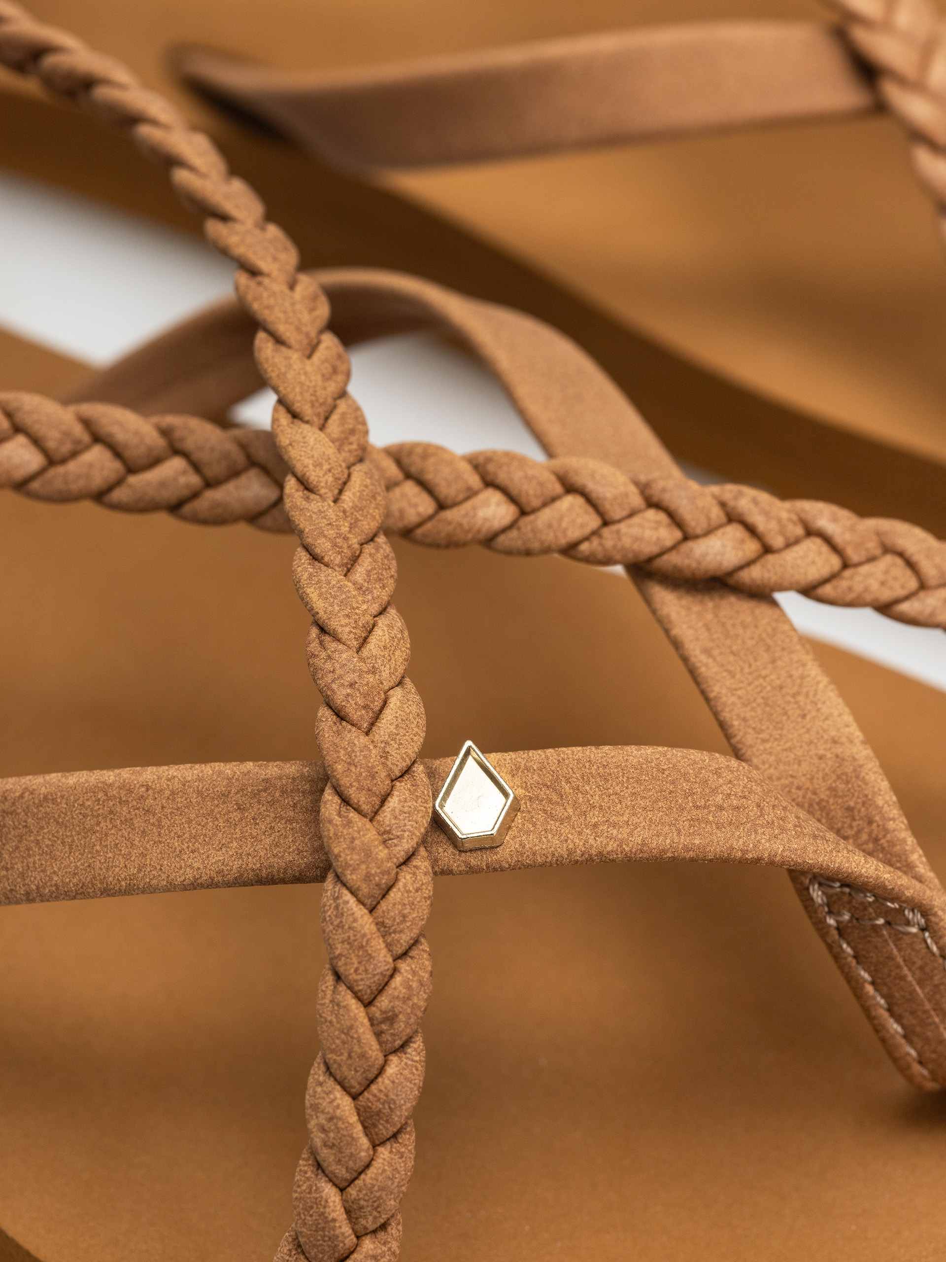 В‘єтнамки Volcom Sandały Thriller Wmn (cognac)