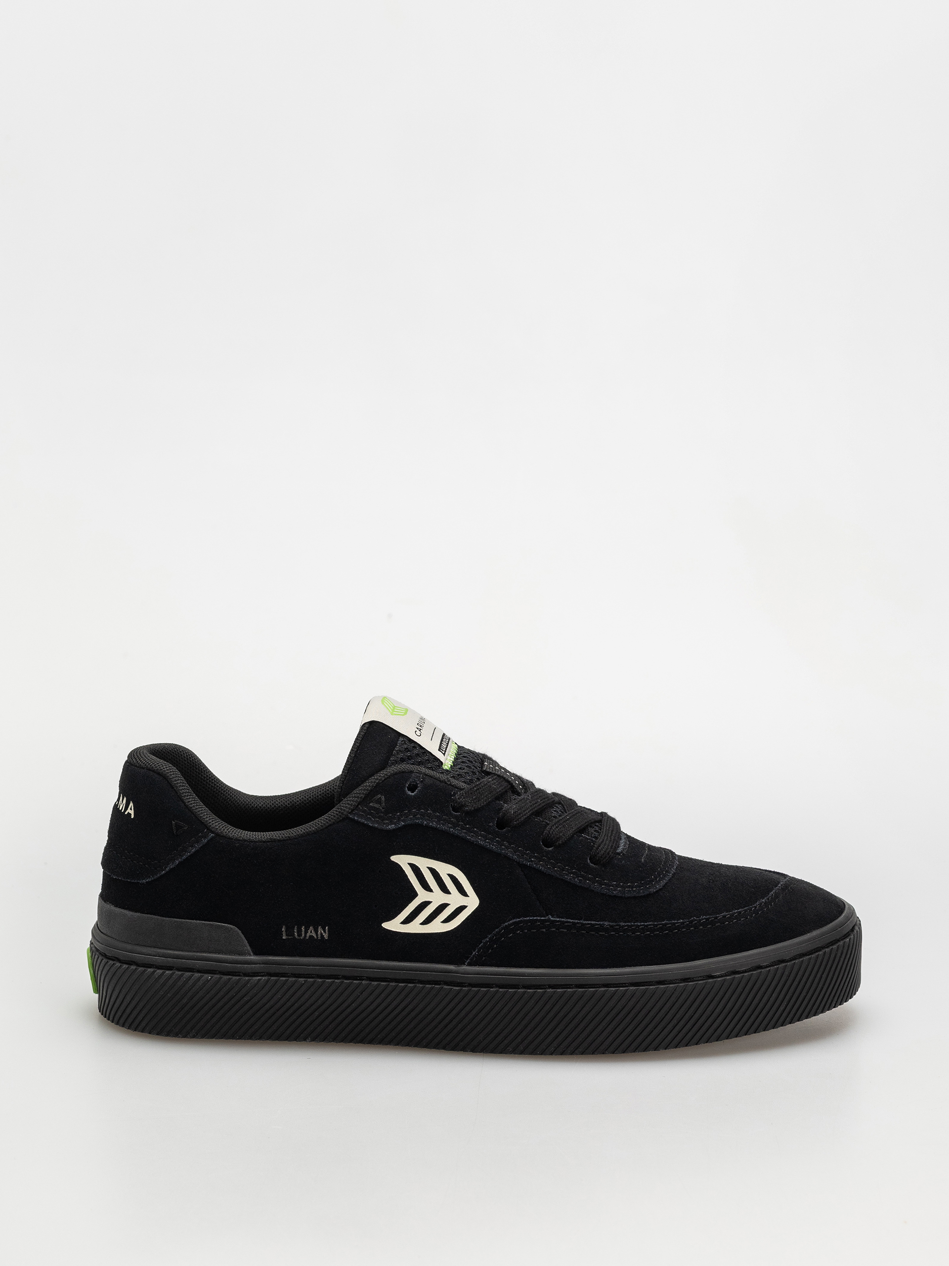 u0412u0437u0443u0442u0442u044f Cariuma Luan Pro (all black suede ivory logo)