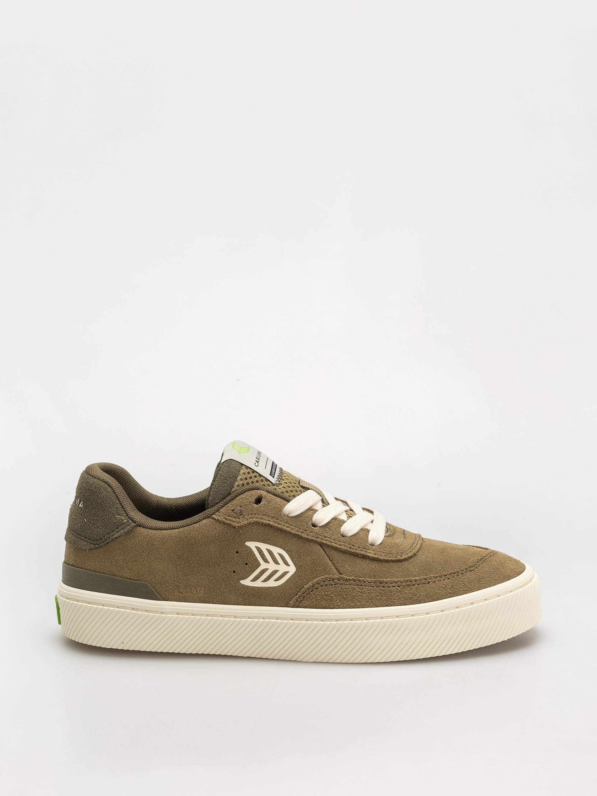 u0412u0437u0443u0442u0442u044f Cariuma Luan Pro Wmn (olive green suede ivory logo burnt olive)