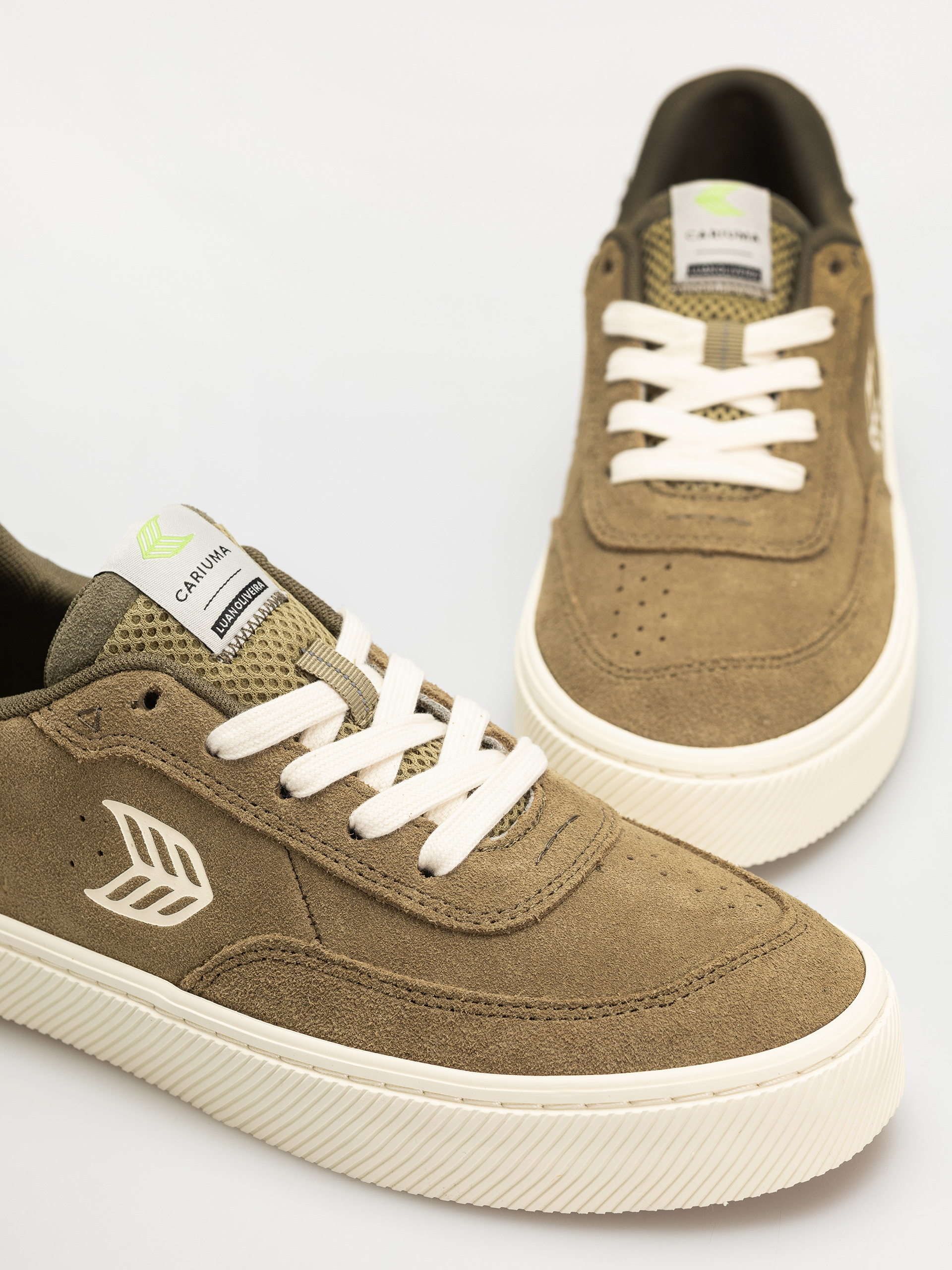 Взуття Cariuma Luan Pro Wmn (olive green suede ivory logo burnt olive)