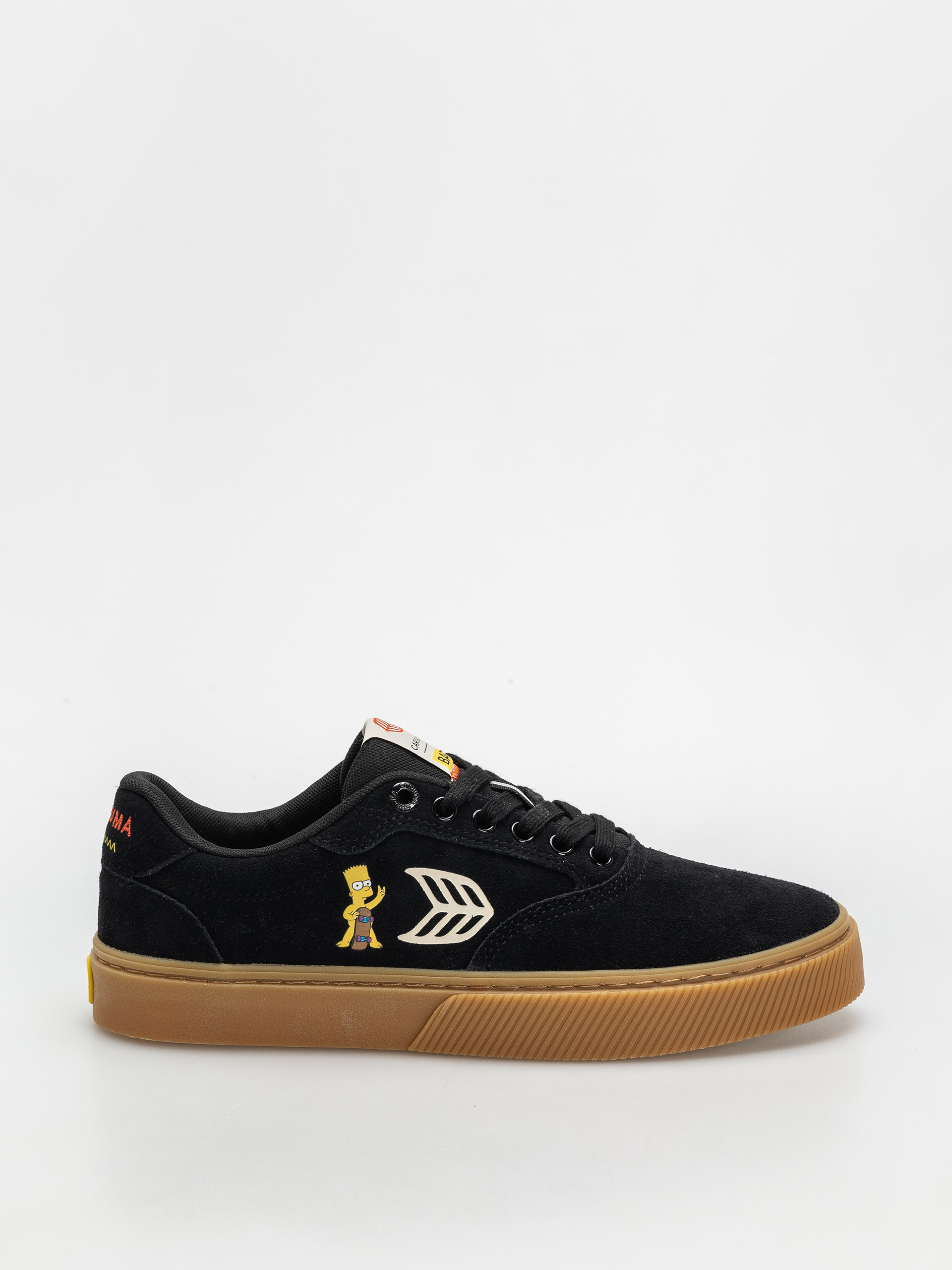 Взуття Cariuma Simpsons Naioca - чорний (black suede bart skateboard)