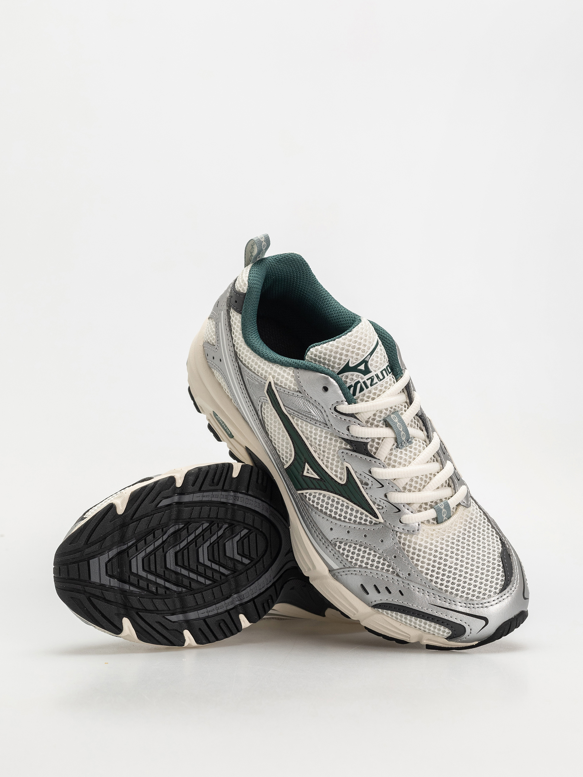 Взуття Mizuno MXR - білий, срібний (snow white/bistro green/silver)