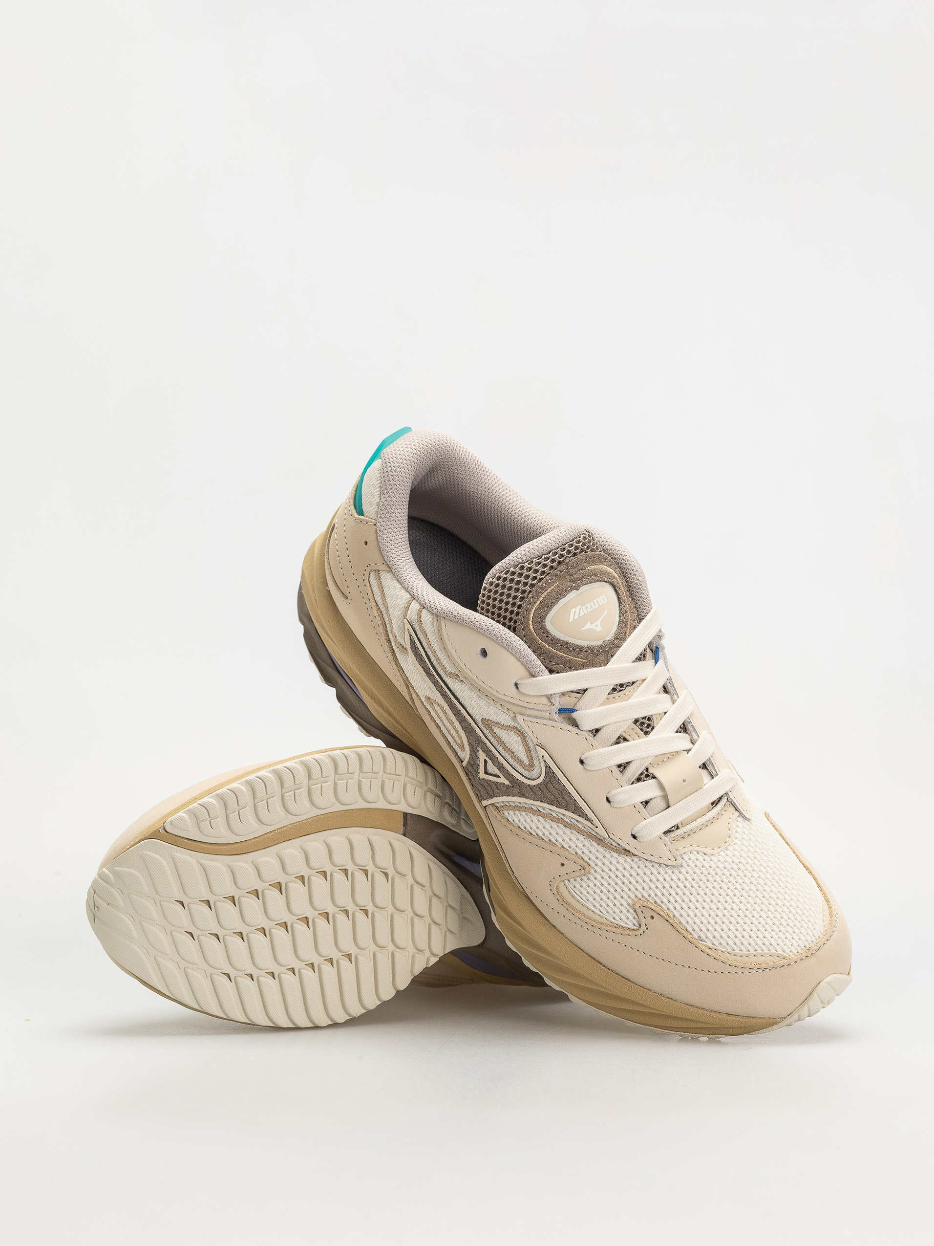 Взуття Mizuno Wave Rider Βeta Premium - бежевий (summer sand
