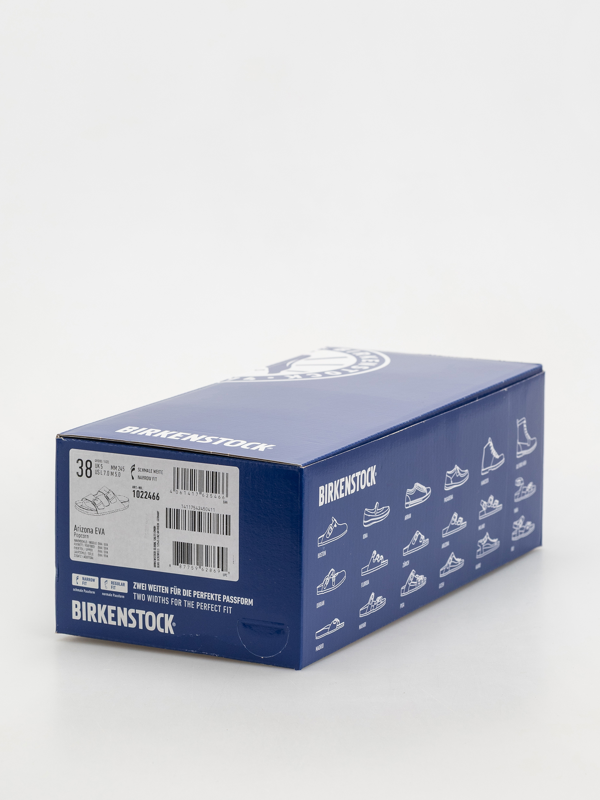 Шльопанці Birkenstock Arizona Eva Narrow Wmn (popcorn)