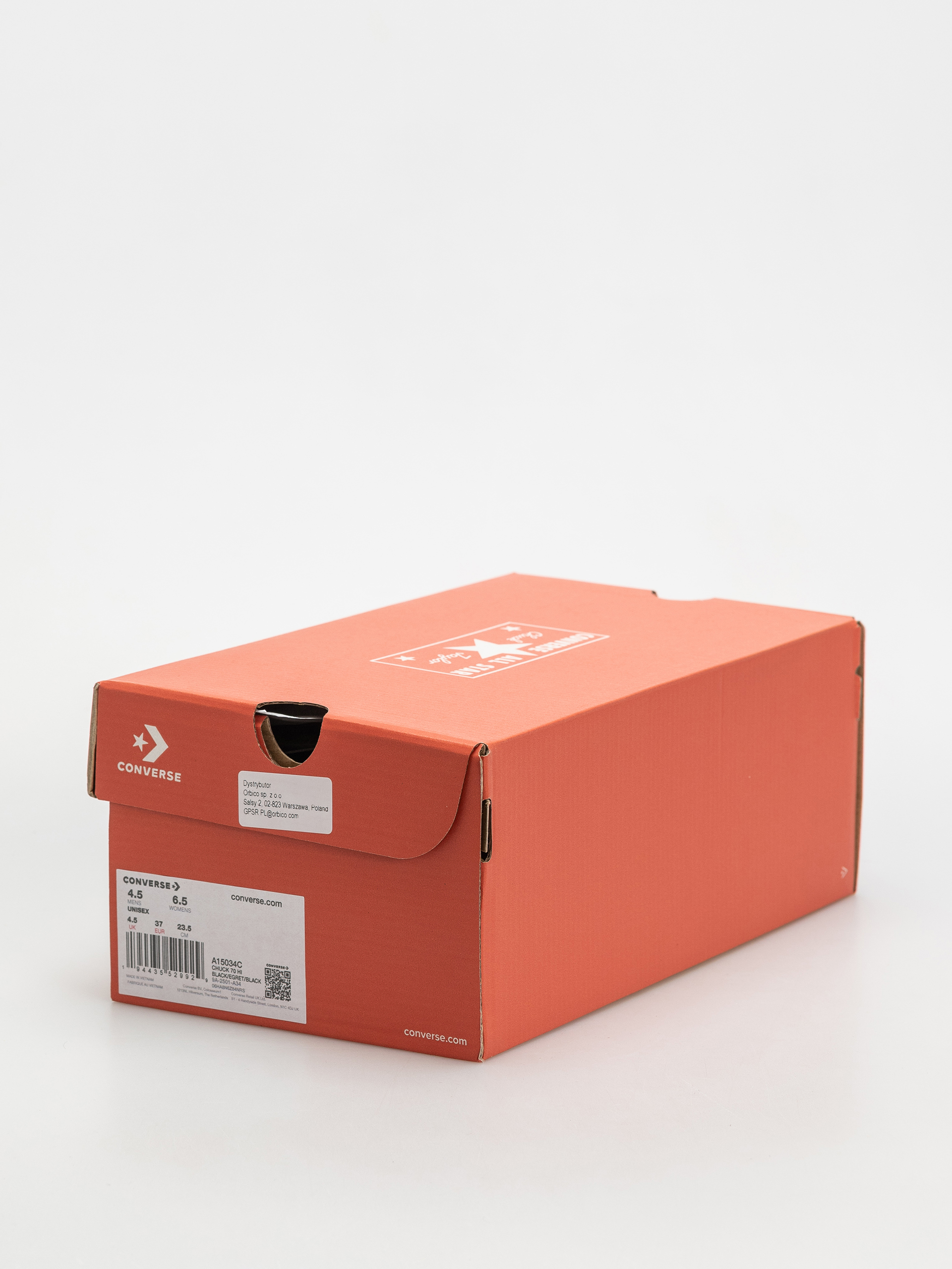 Кеди Converse Chuck 70 Hi (black/egret/black)