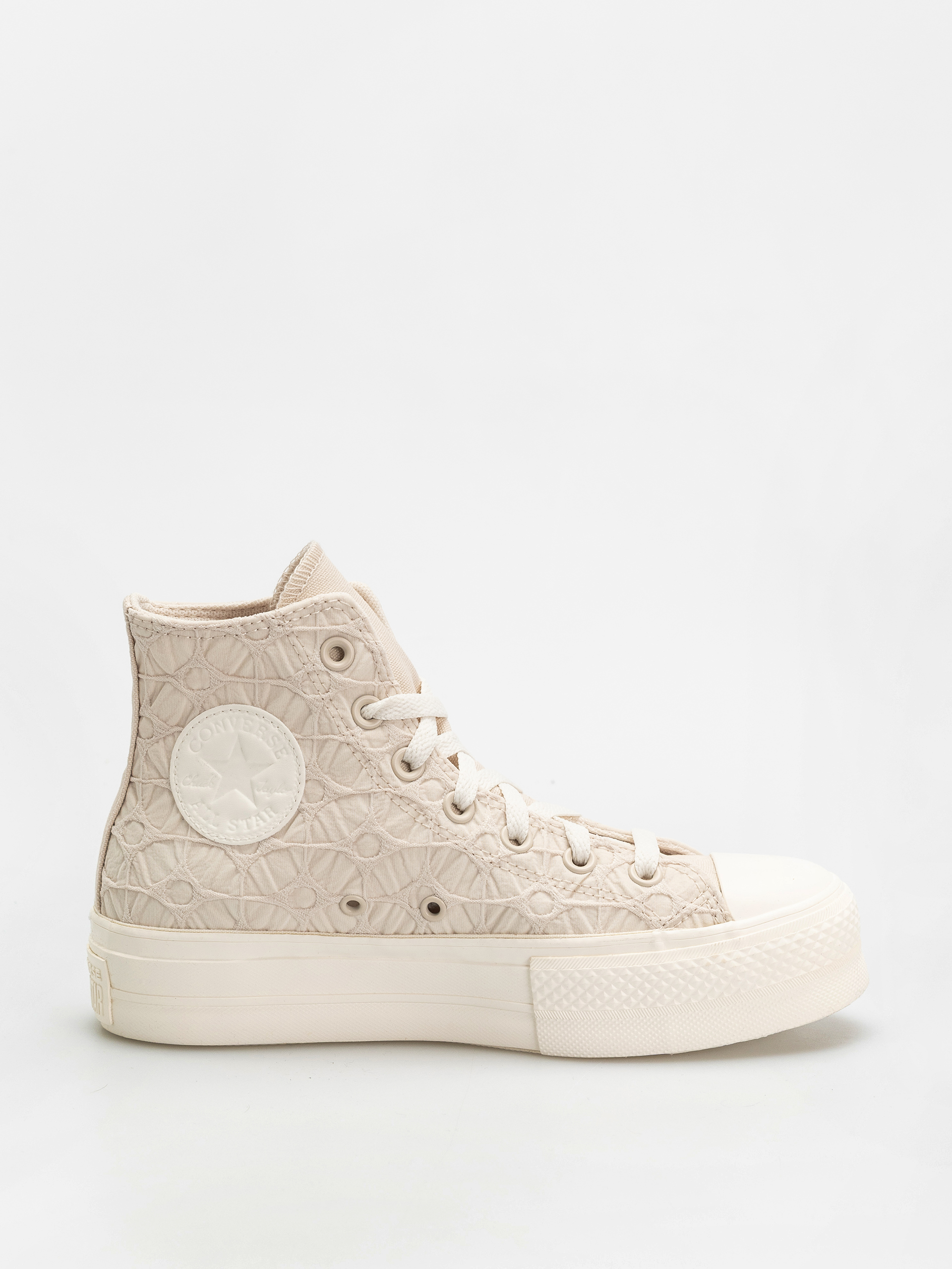 u041au0435u0434u0438 Converse Chuck Taylor All Star Lift Hi Wmn (light dune/egret/egret)