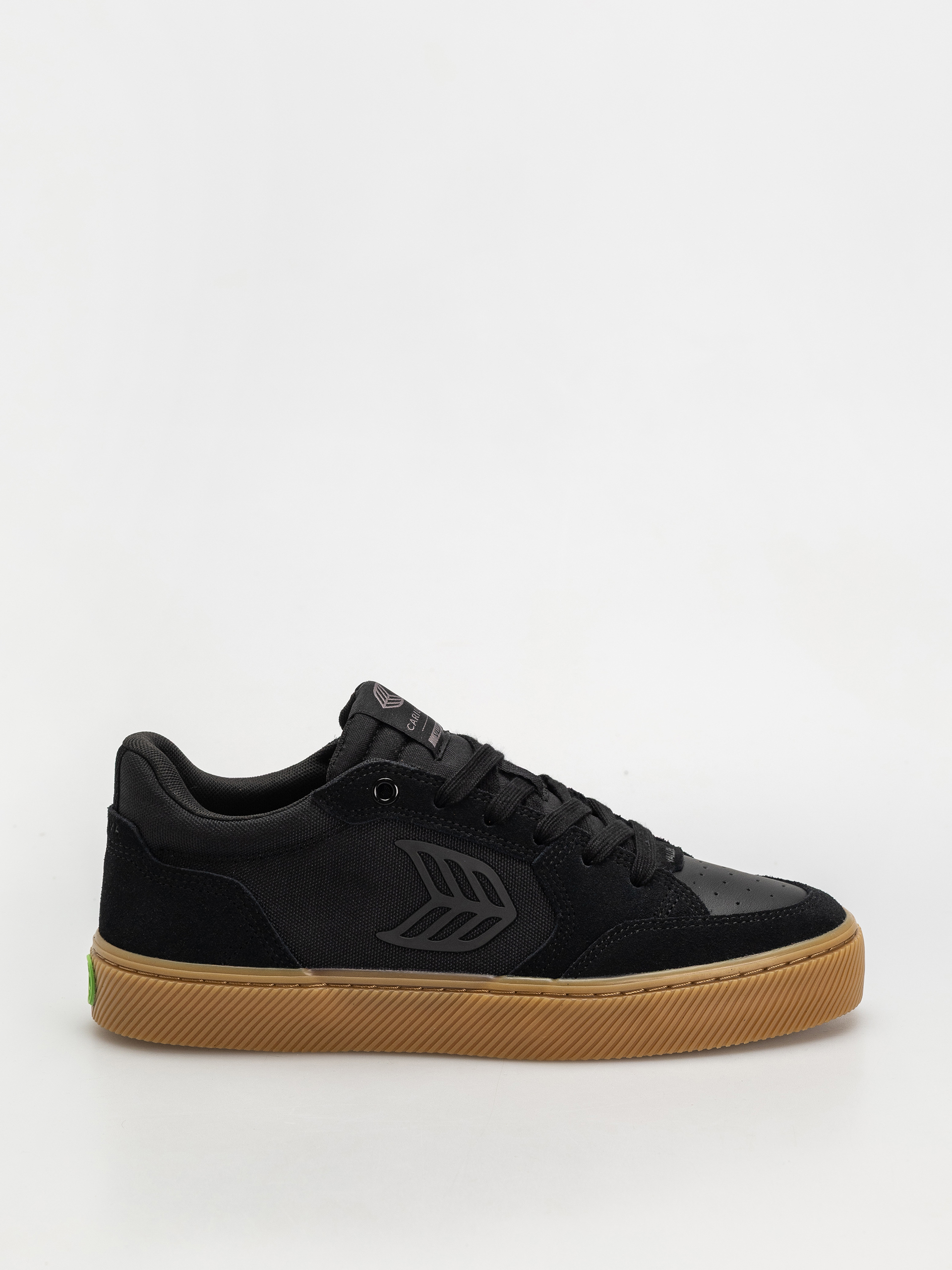 u0412u0437u0443u0442u0442u044f Cariuma Vallely Pro (gum black suede and cordura ash grey logo)