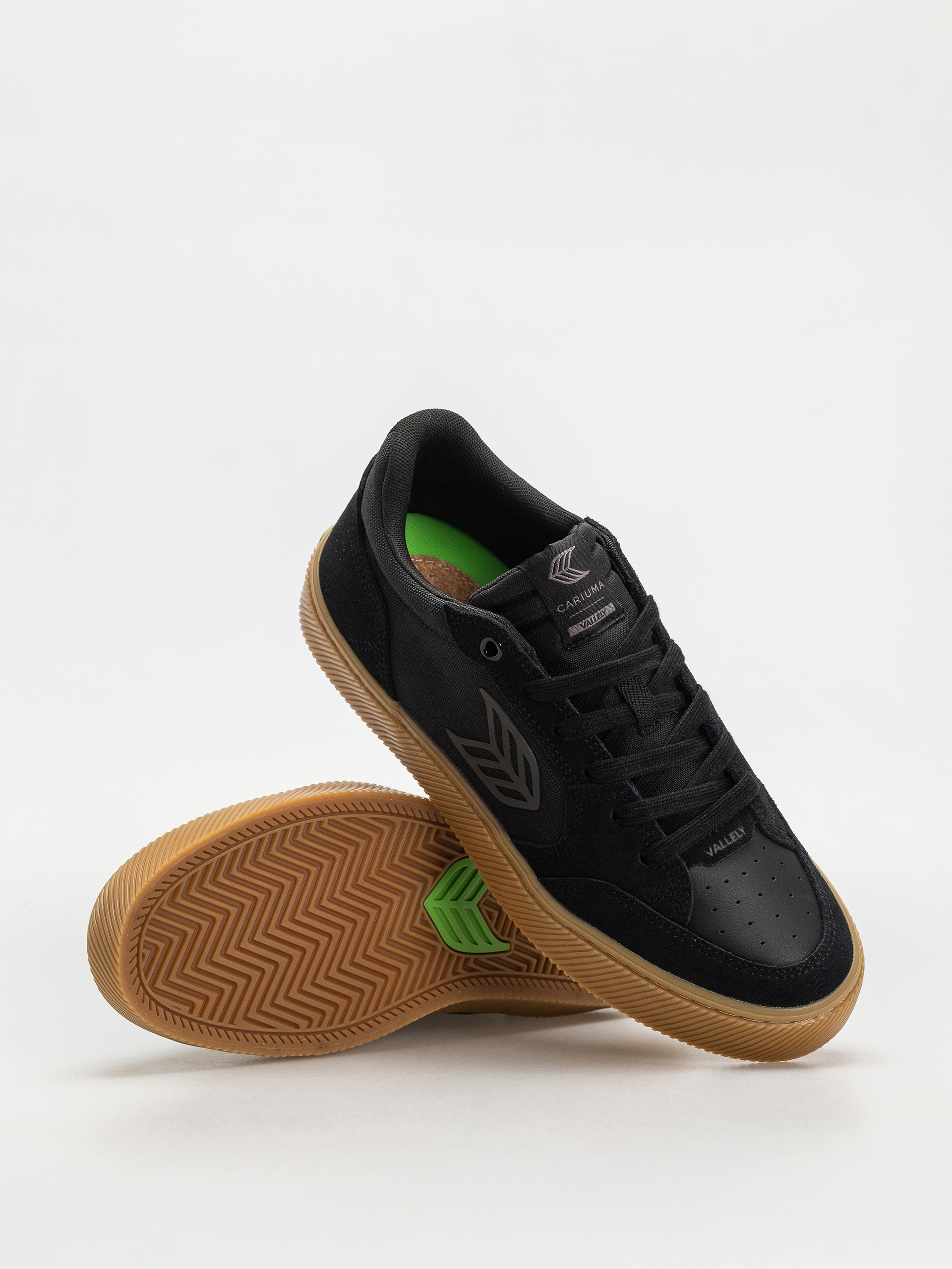 Взуття Cariuma Vallely Pro (gum black suede and cordura ash grey logo)