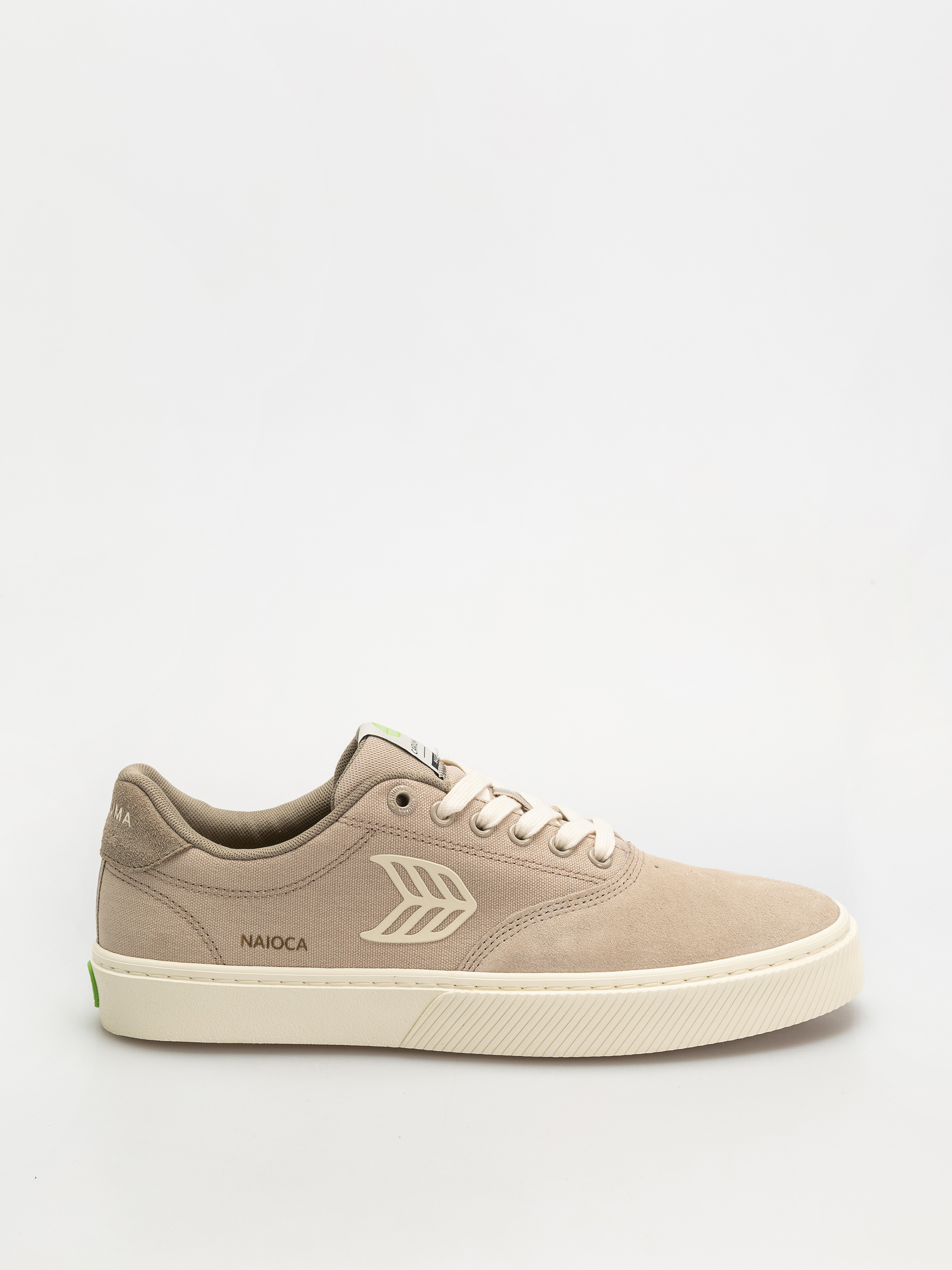 u0412u0437u0443u0442u0442u044f Cariuma Naioca Pro (plaza taupe suede and canvas ivory logo laurel oak)
