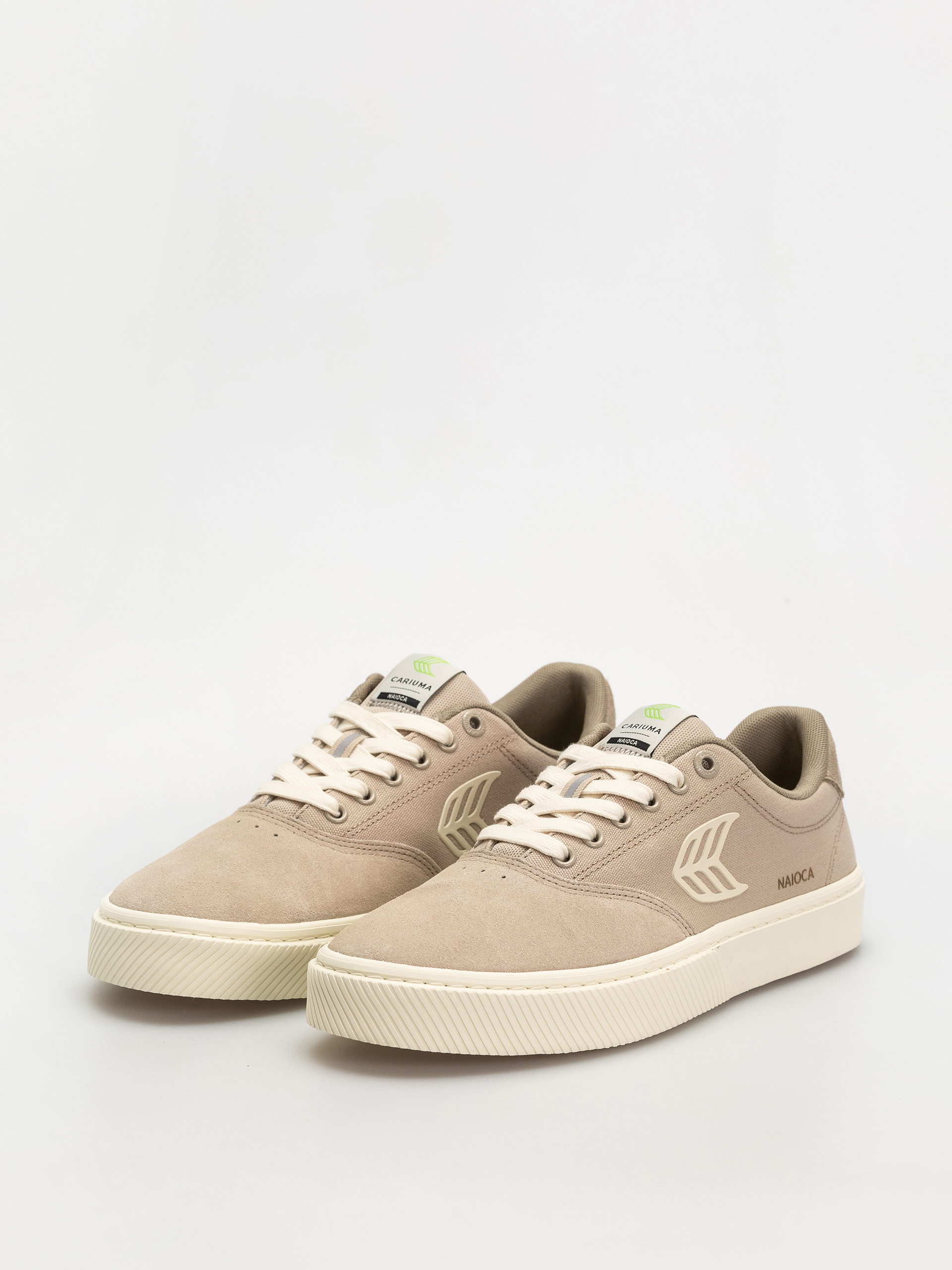 Взуття Cariuma Naioca Pro (plaza taupe suede and canvas ivory logo laurel oak)