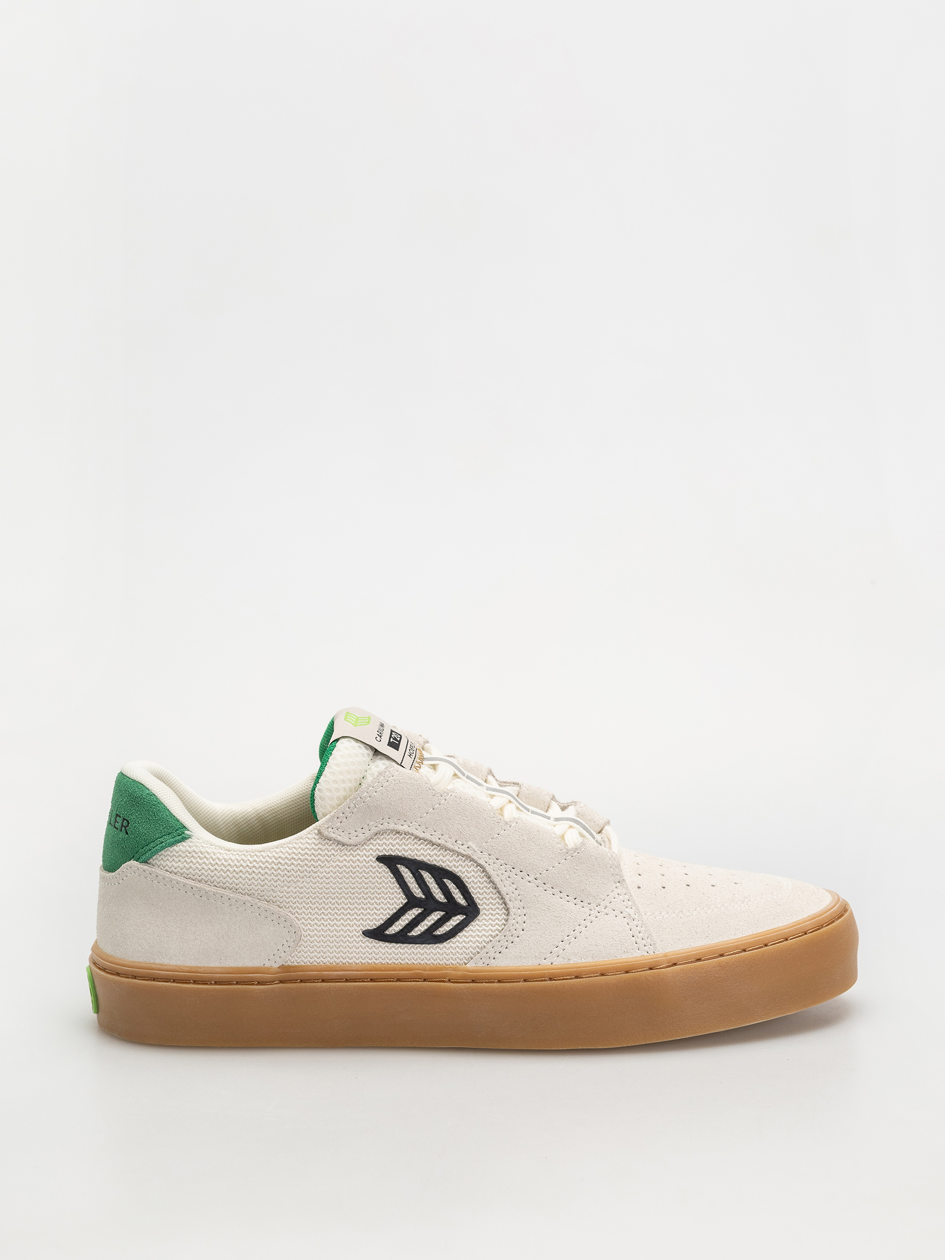 u0412u0437u0443u0442u0442u044f Cariuma T20 Pro (gum smoke white suede and mesh black logo green)