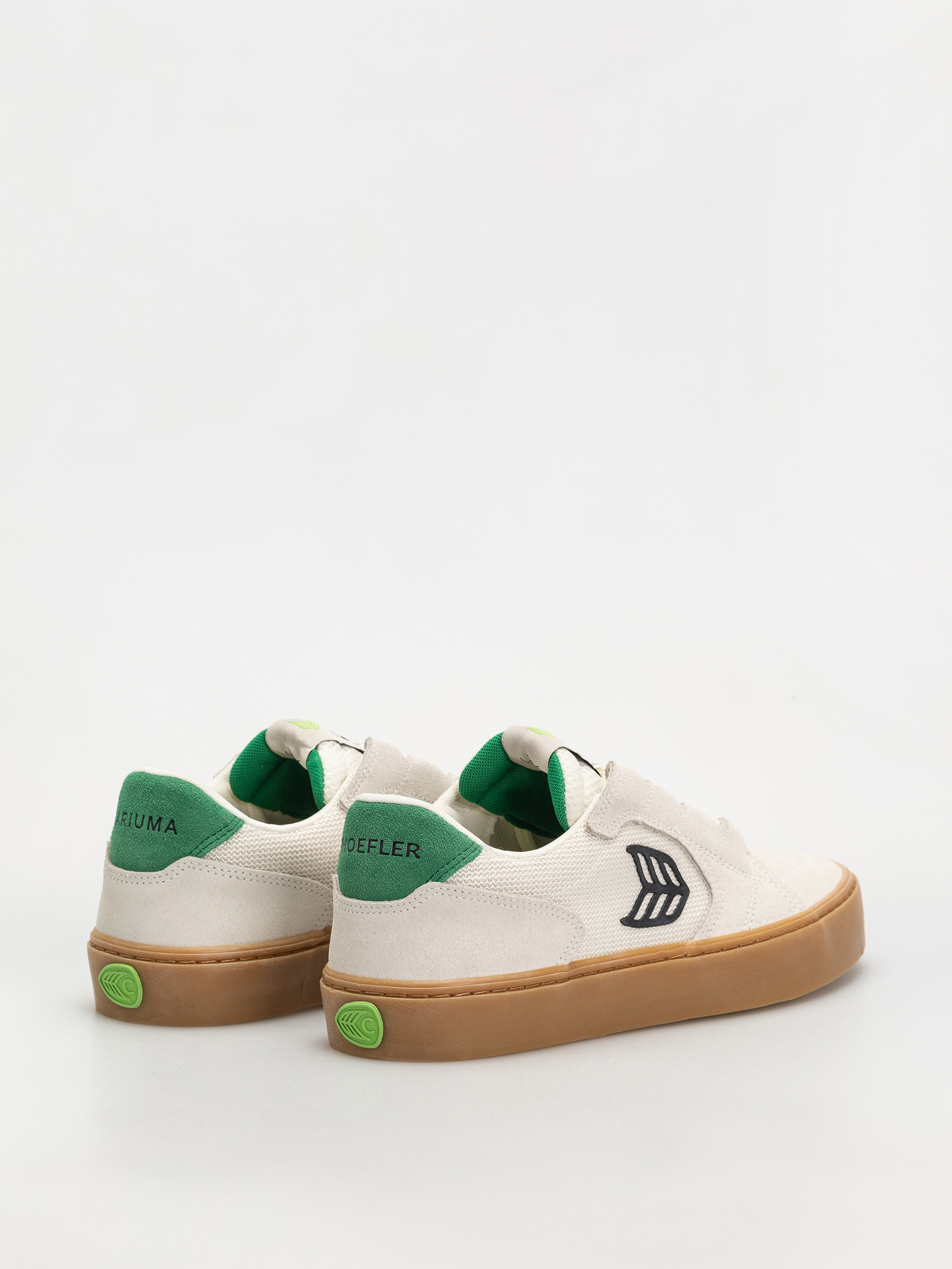 Взуття Cariuma T20 Pro (gum smoke white suede and mesh black logo green)