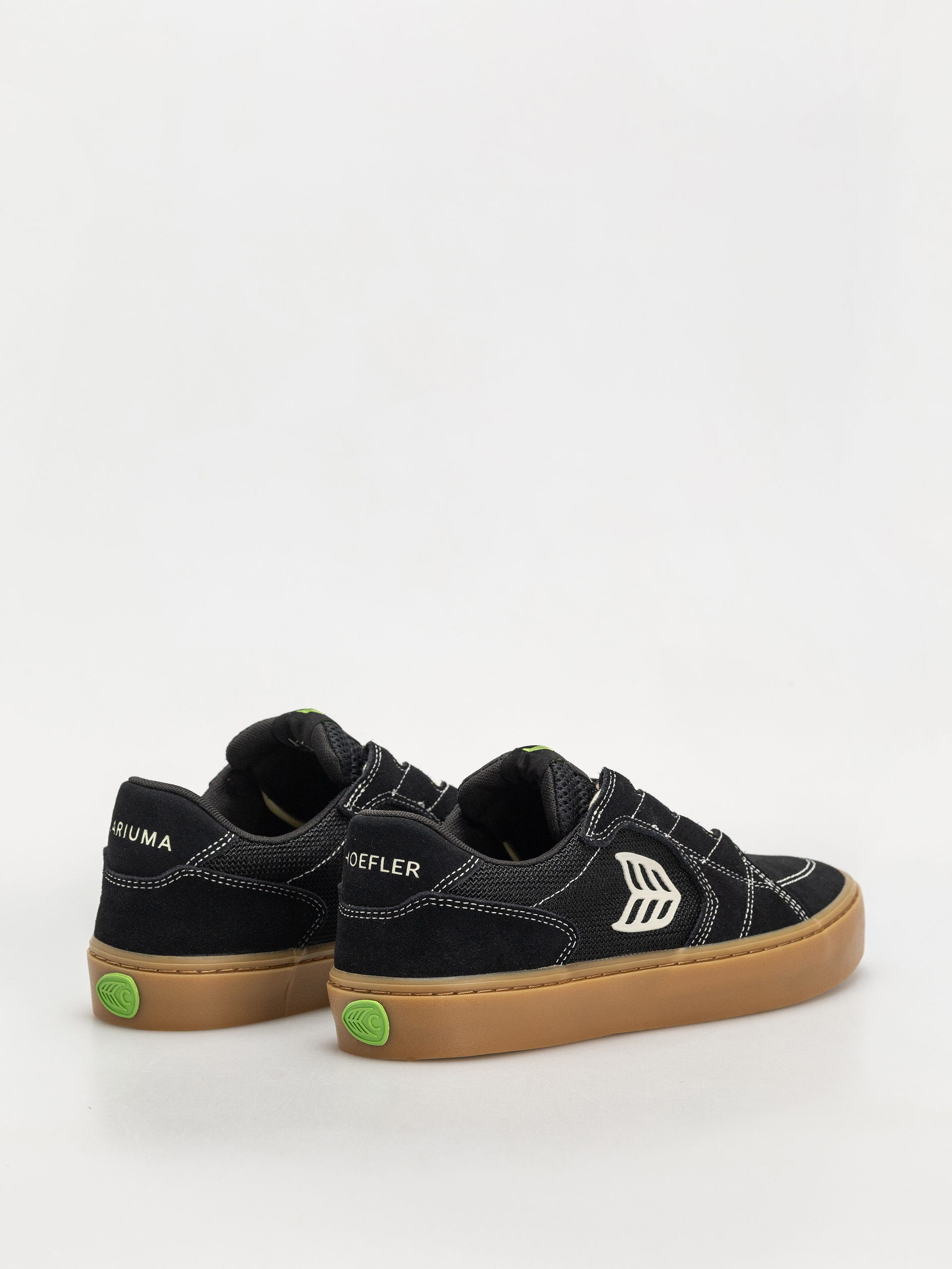Взуття Cariuma T20 Pro (gum black suede and mesh ivory logo contrast thread)