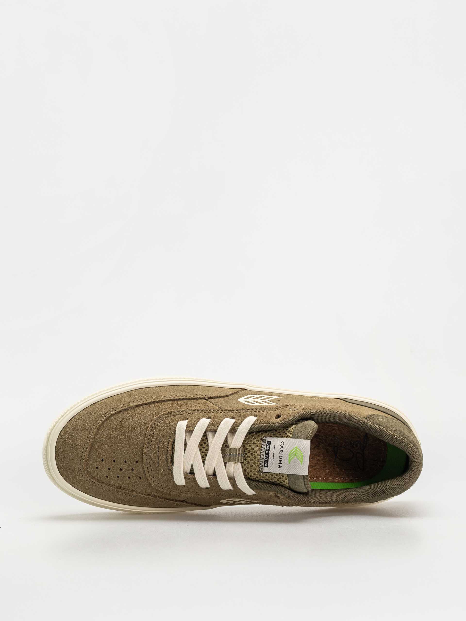 Взуття Cariuma Luan Pro (olive green suede ivory logo burnt olive)