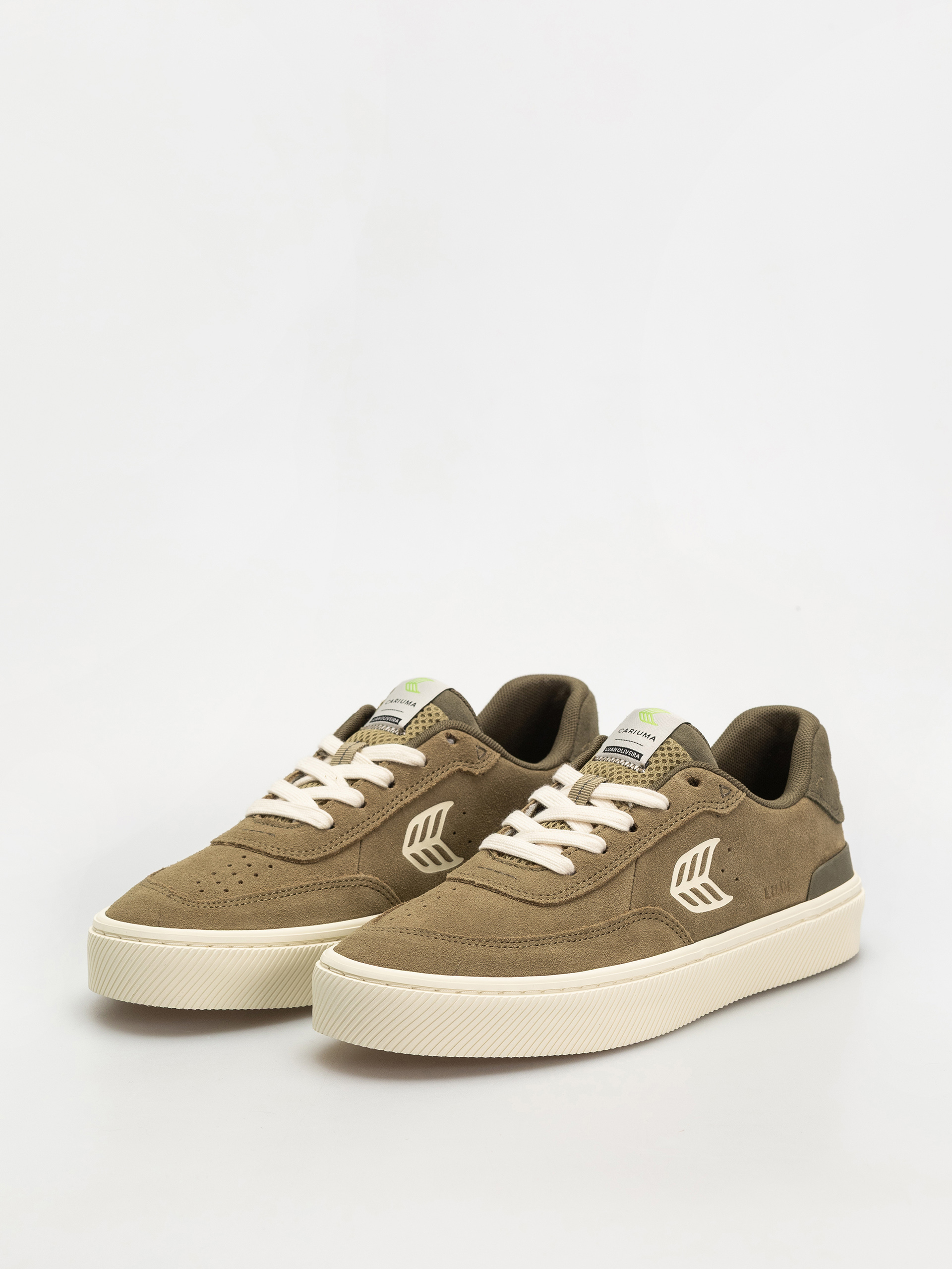 Взуття Cariuma Luan Pro (olive green suede ivory logo burnt olive)
