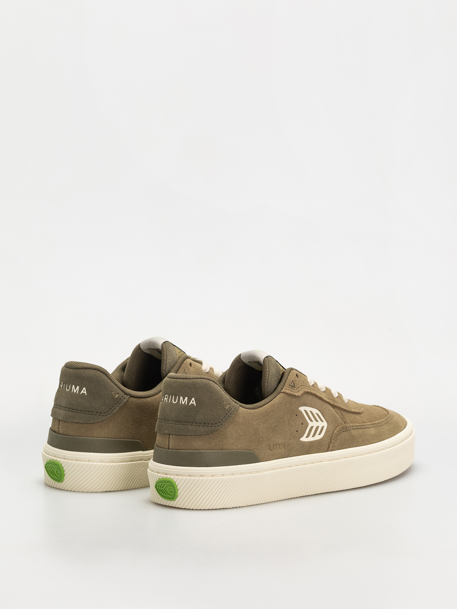 Взуття Cariuma Luan Pro (olive green suede ivory logo burnt olive)