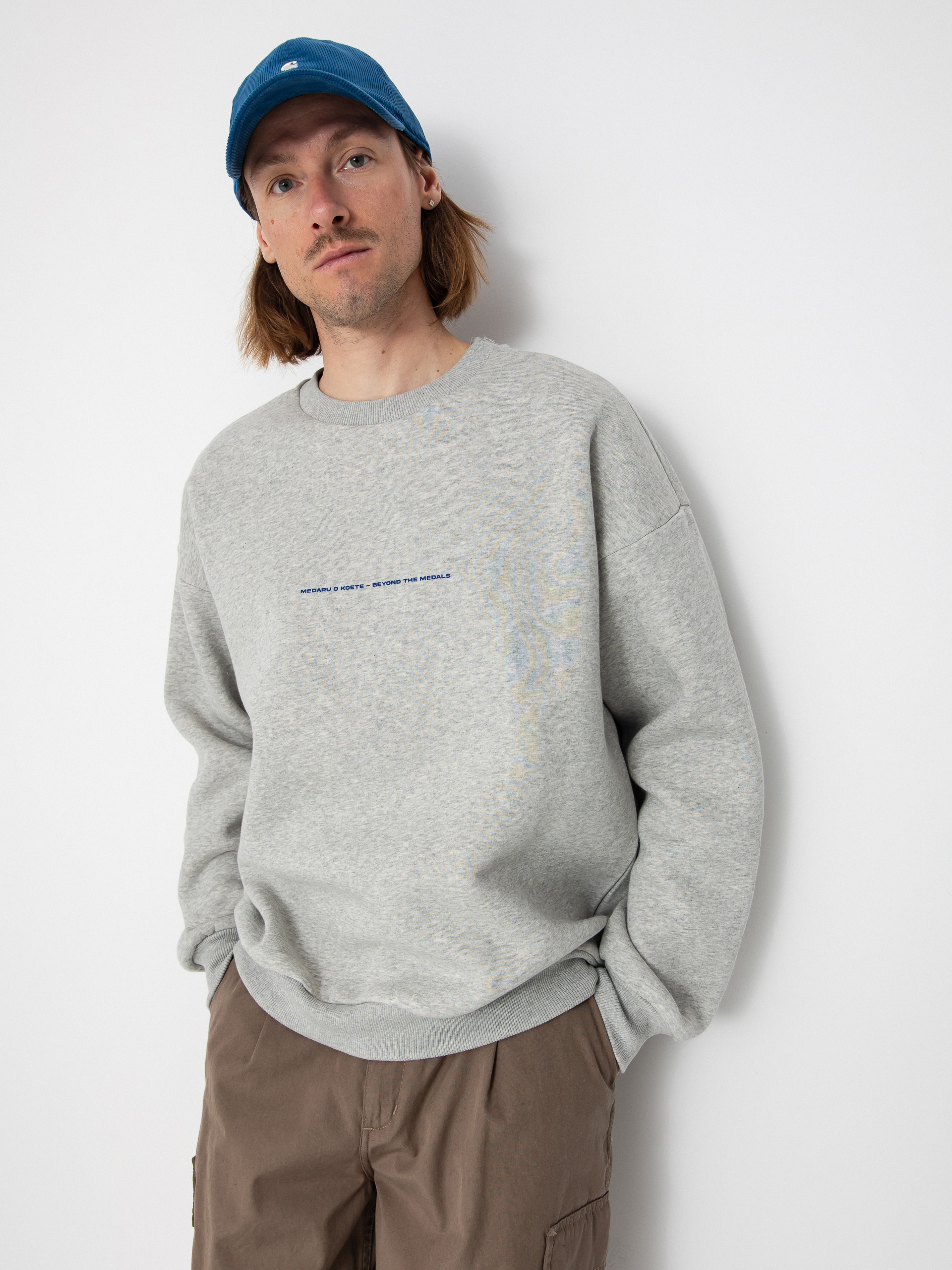 Світшот Beyond Medals Hokkaido Crewneck (grey melange)