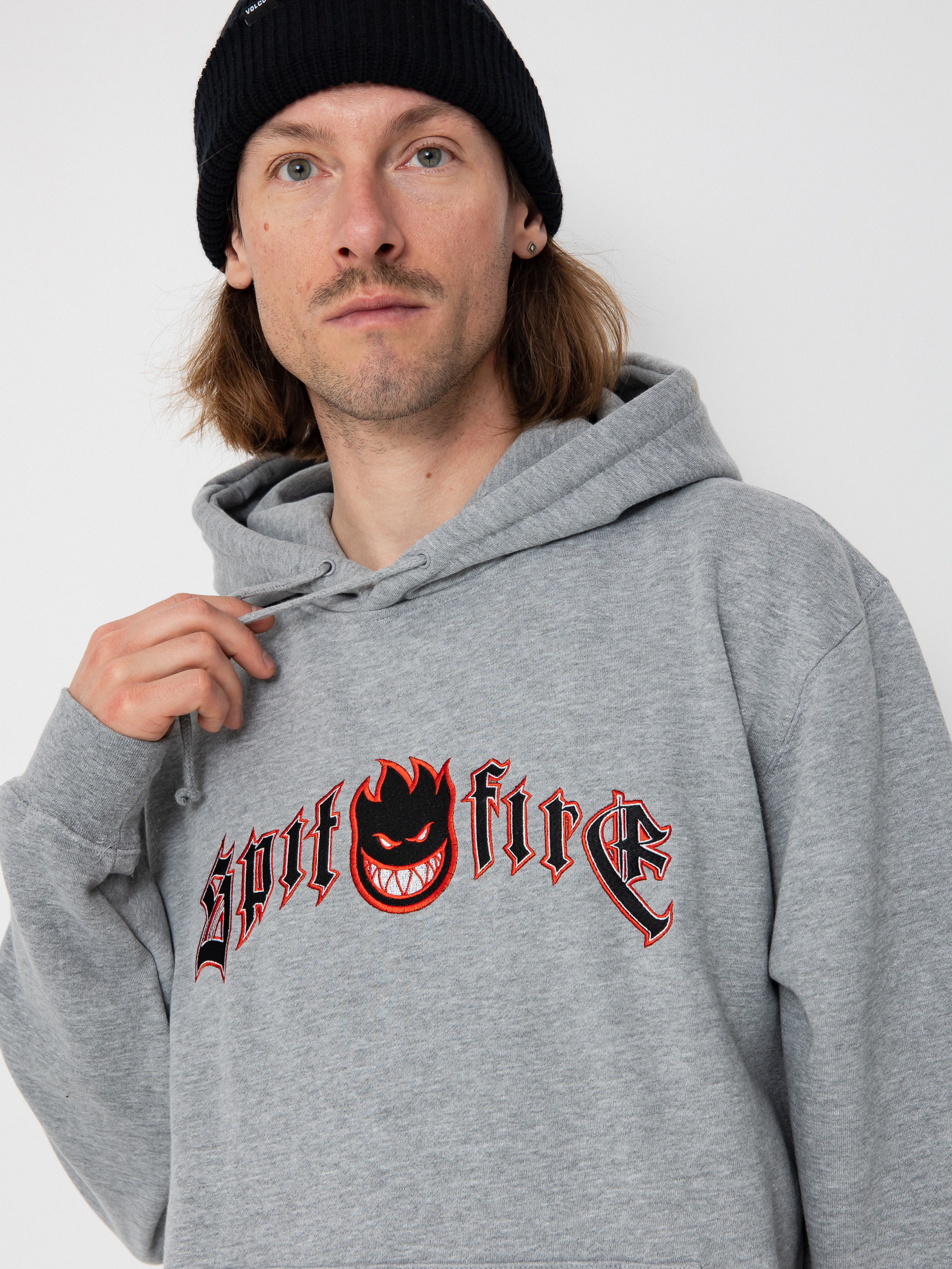 Худі Spitfire Immortal Fire Emb HD (grey heather)