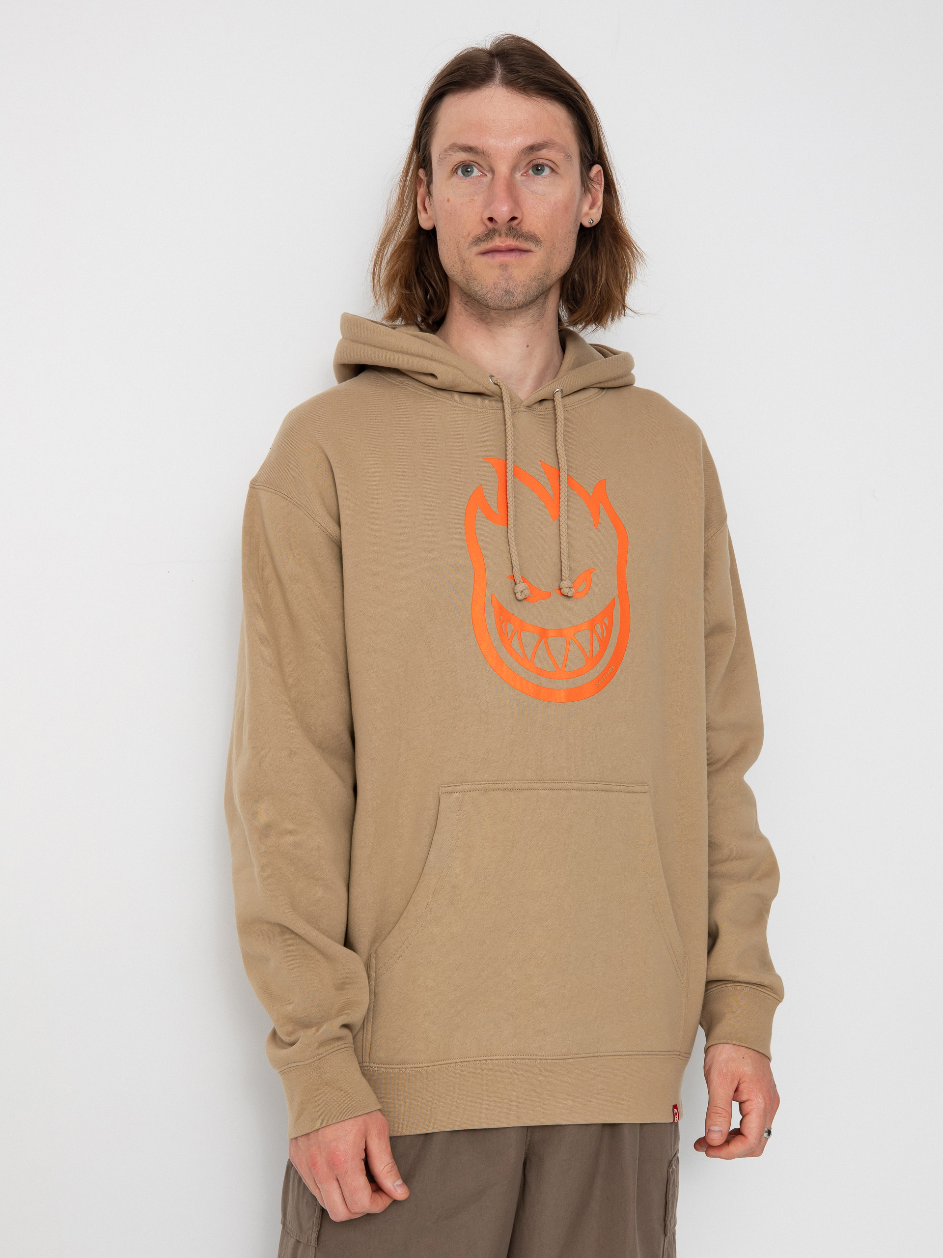 Худі Spitfire Bighead HD (sandstone/orange print)