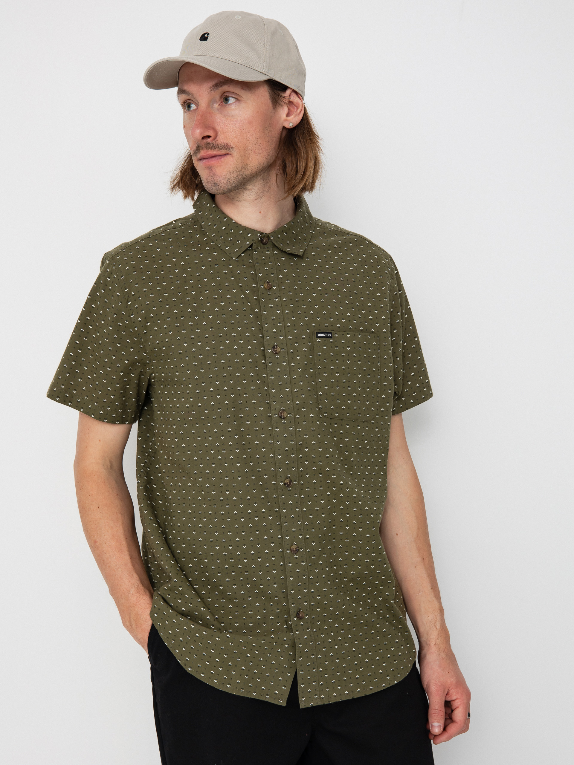 Сорочка Brixton Charter Print (ivy green/micro floral)