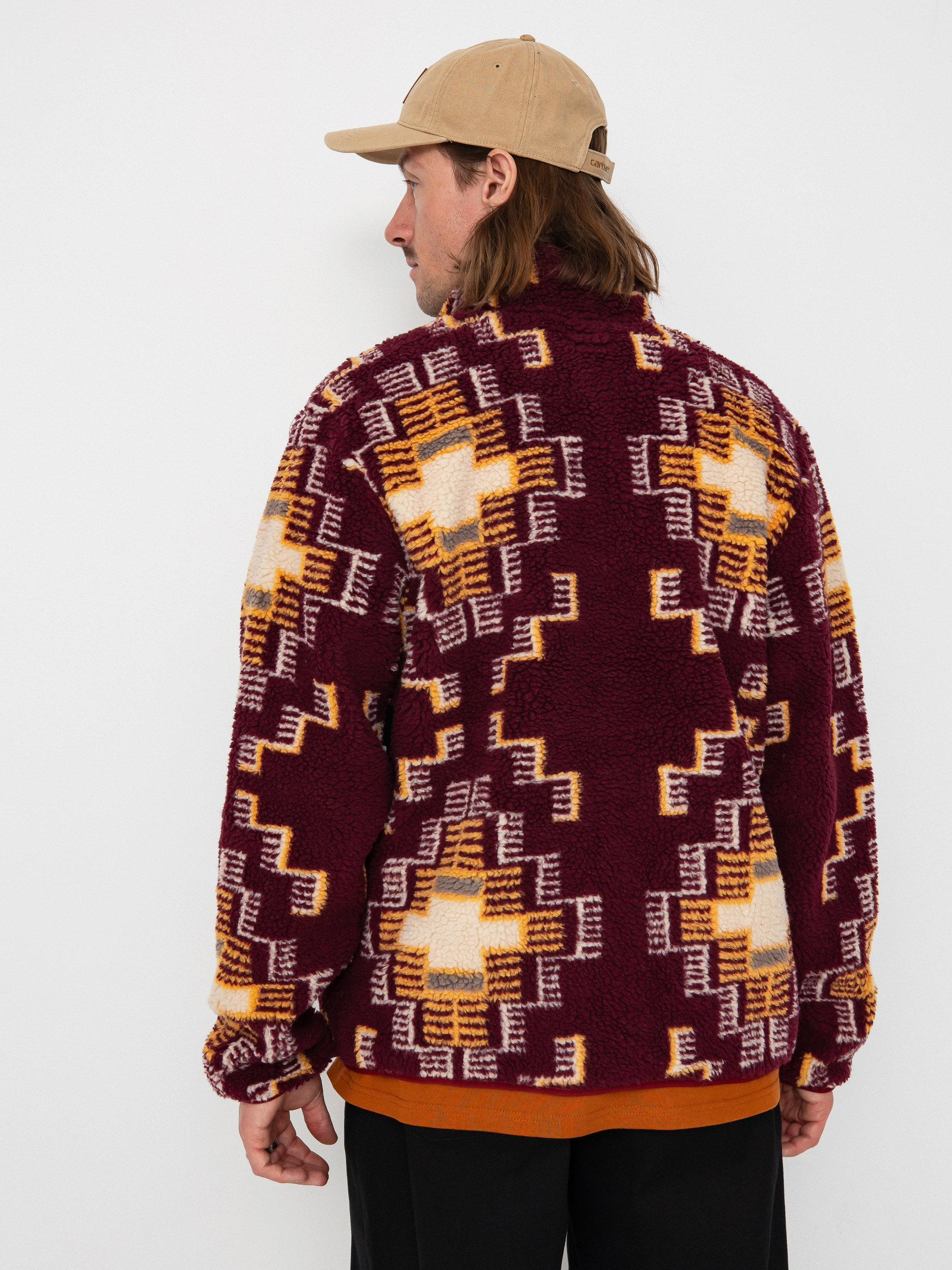 Куртка Brixton Arctic Fleece Mock Neck (light cabernet)