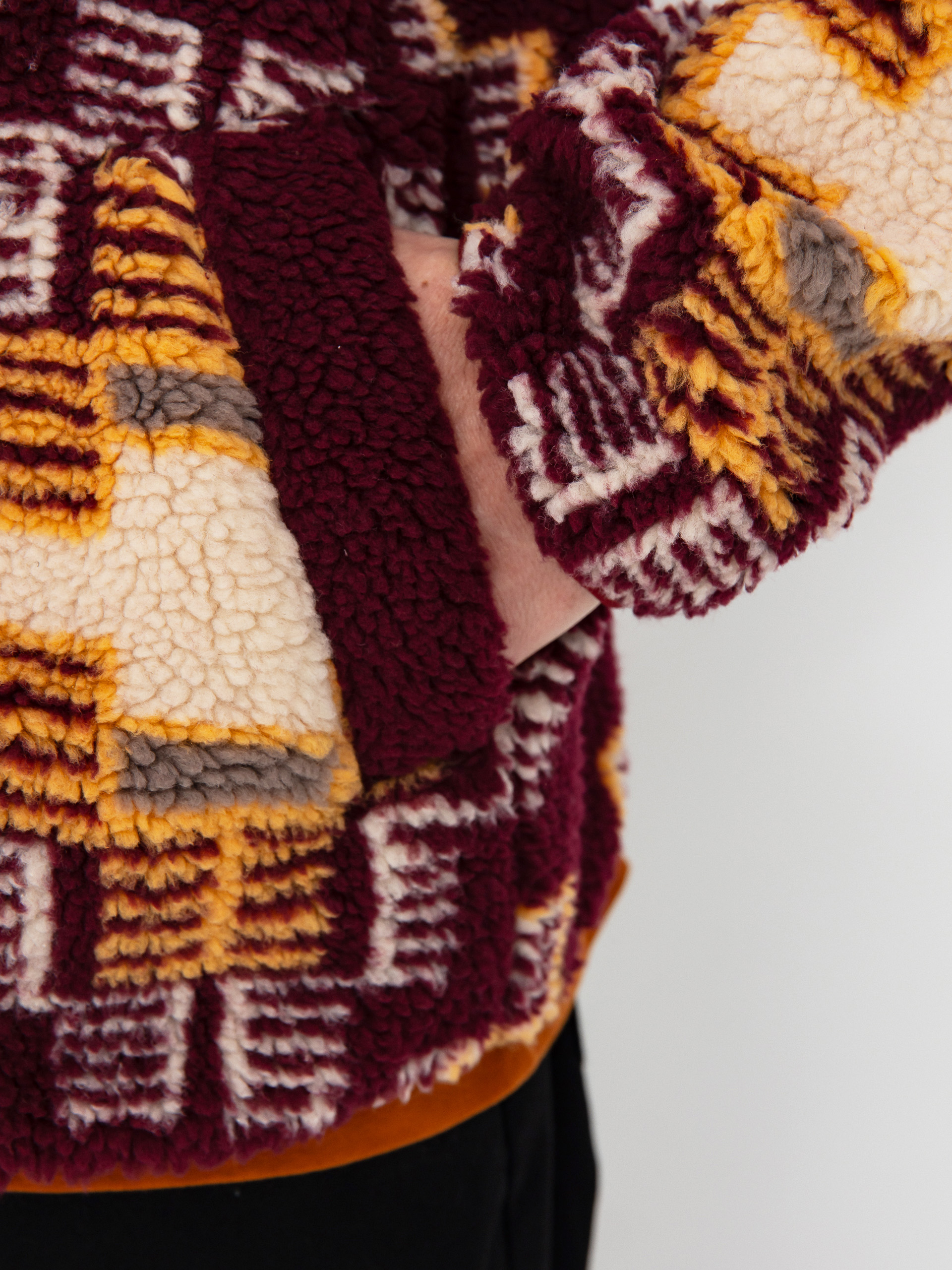 Куртка Brixton Arctic Fleece Mock Neck (light cabernet)