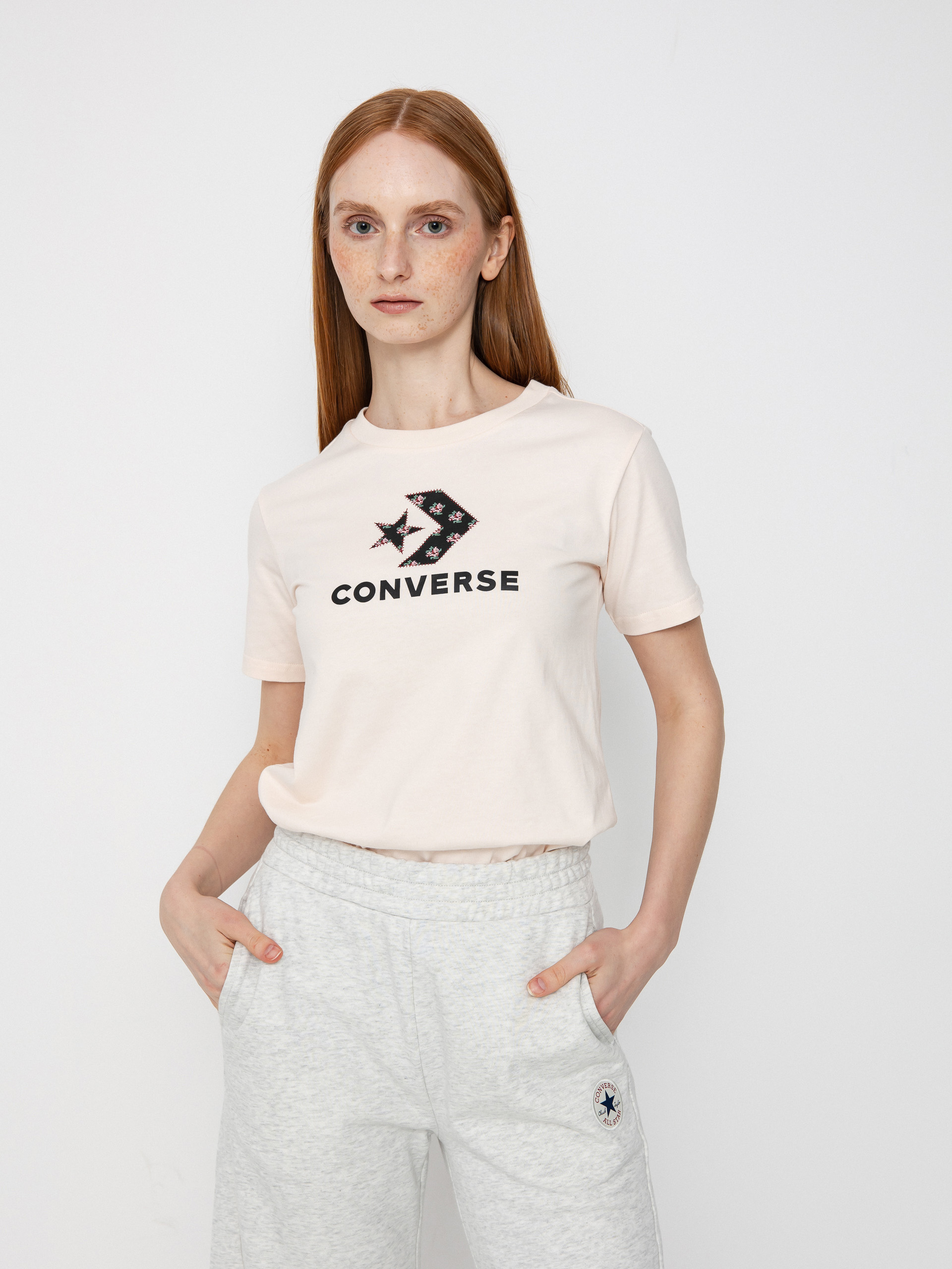 Футболка Converse Star Chevron Infill Wmn (pale petal)