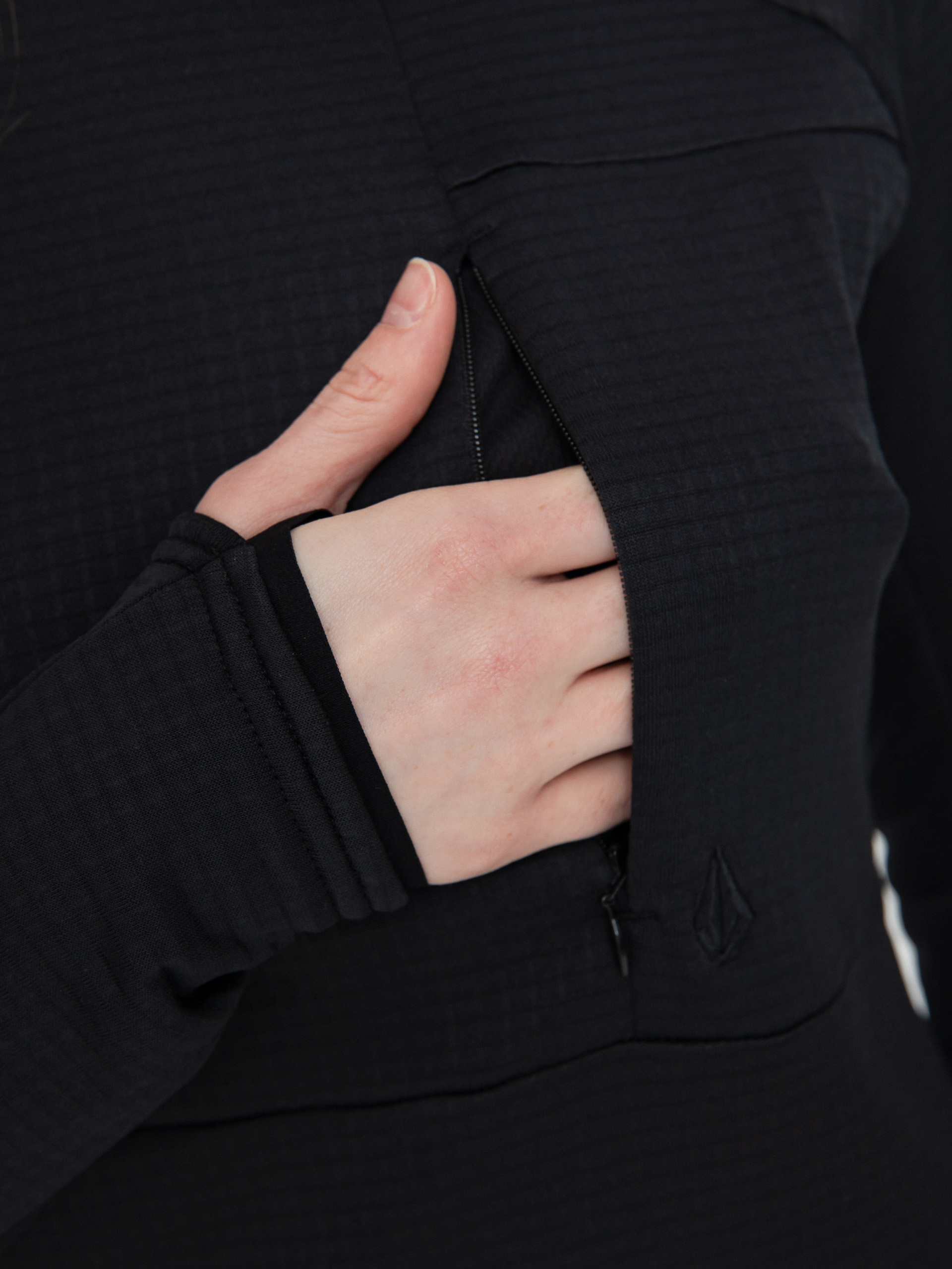 Жіноча Термосвітшот Volcom Gridlock Balaclava (black)