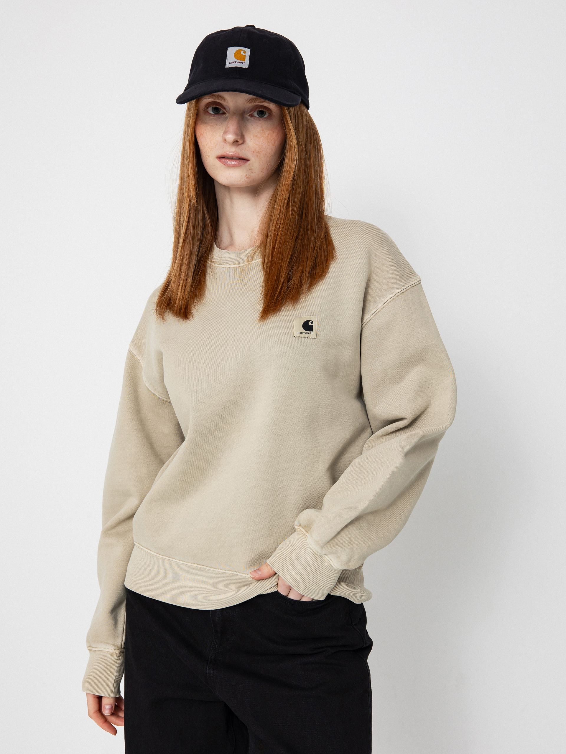 Світшот Carhartt WIP Nelson Wmn (fleur de sel)