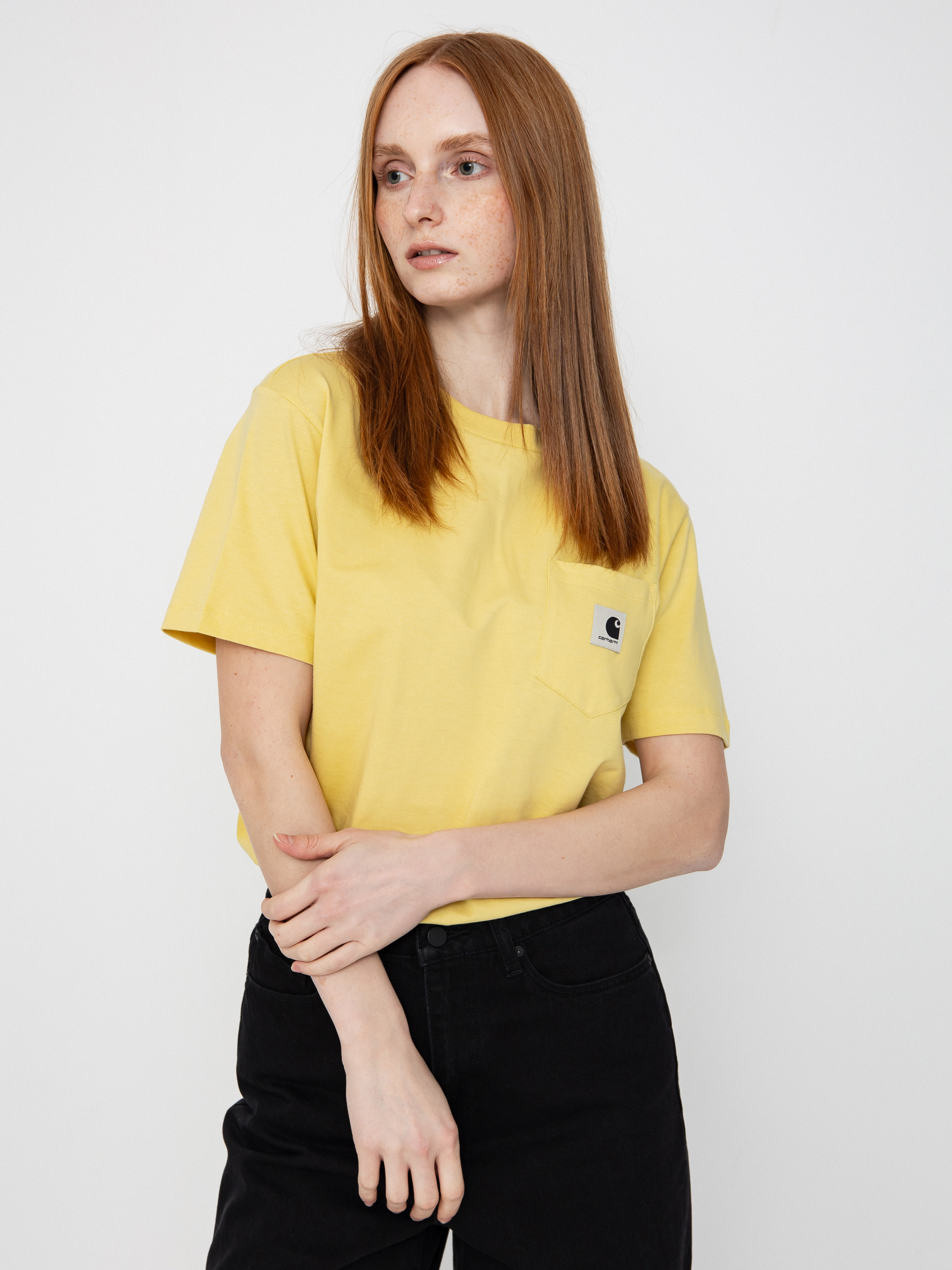 u0424u0443u0442u0431u043eu043bu043au0430 Carhartt WIP Pocket Wmn (air yellow)