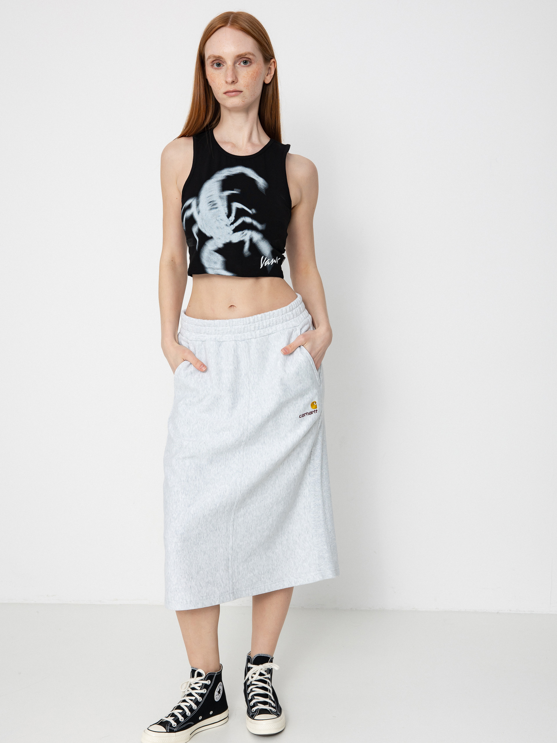 u0421u043fu0456u0434u043du0438u0446u044f Carhartt WIP American Script Wmn (ash heather)