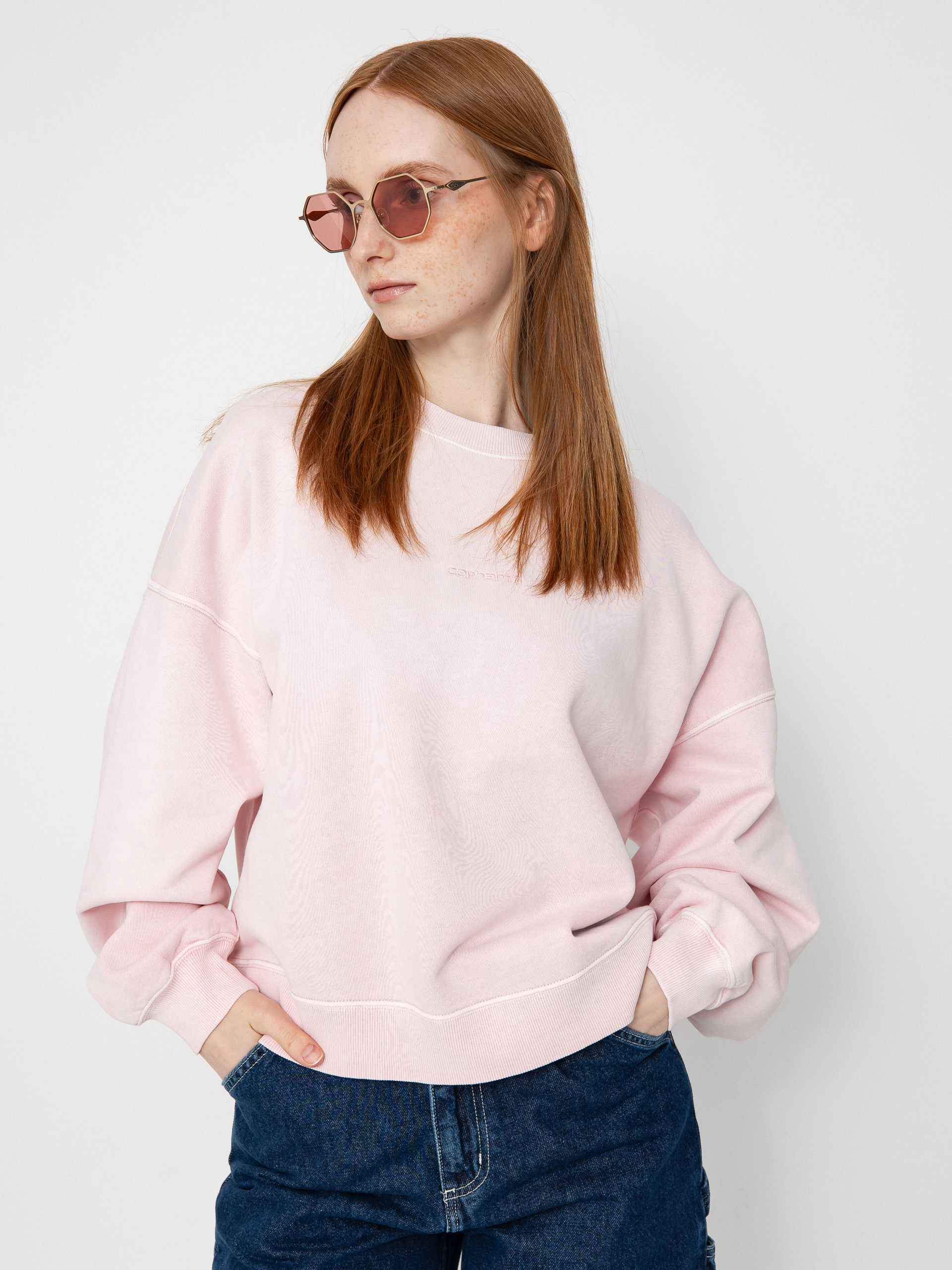 Світшот Carhartt WIP Benton Wmn (air pink)