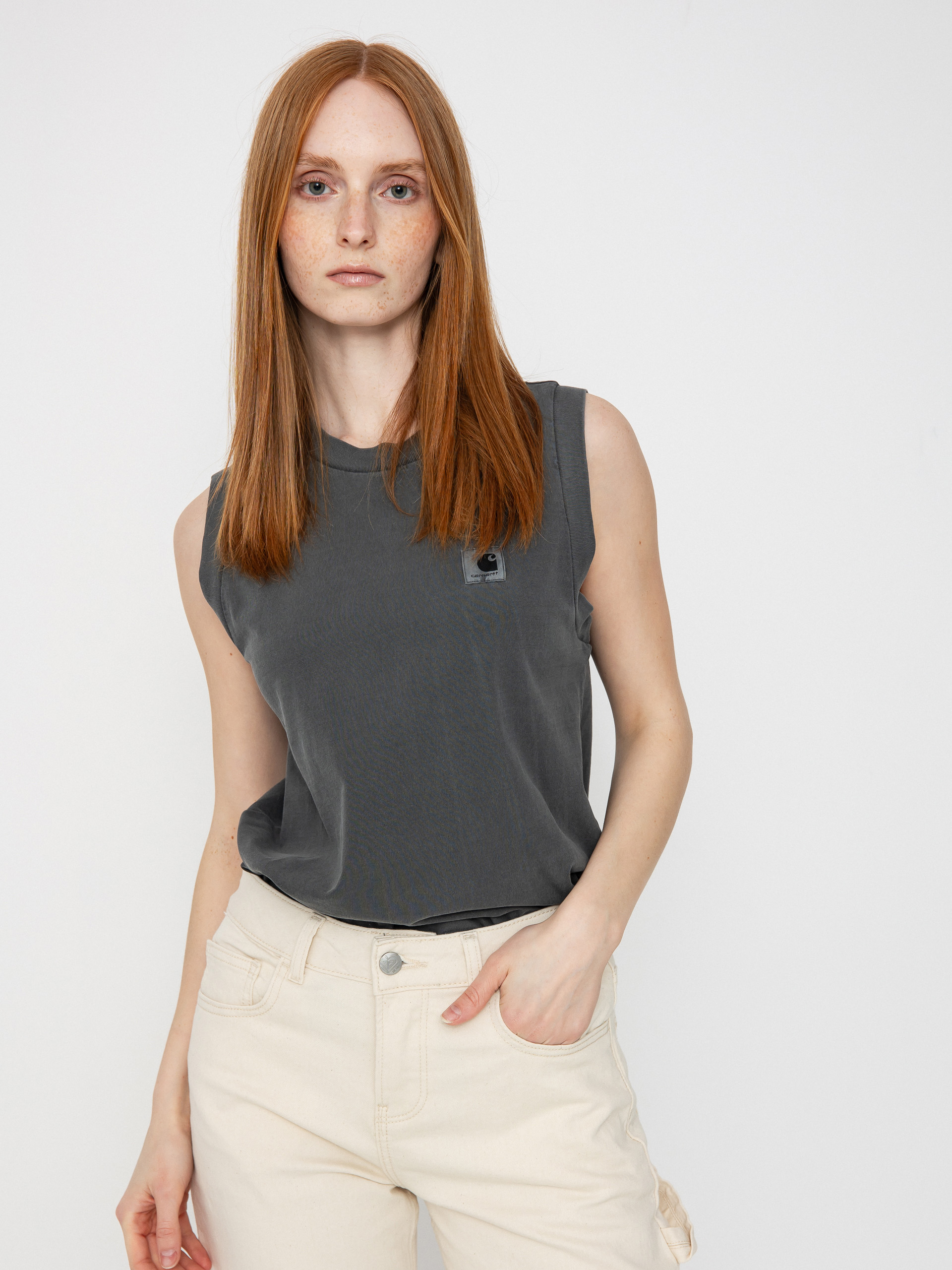 Футболка Carhartt WIP Nelson Wmn (graphite)