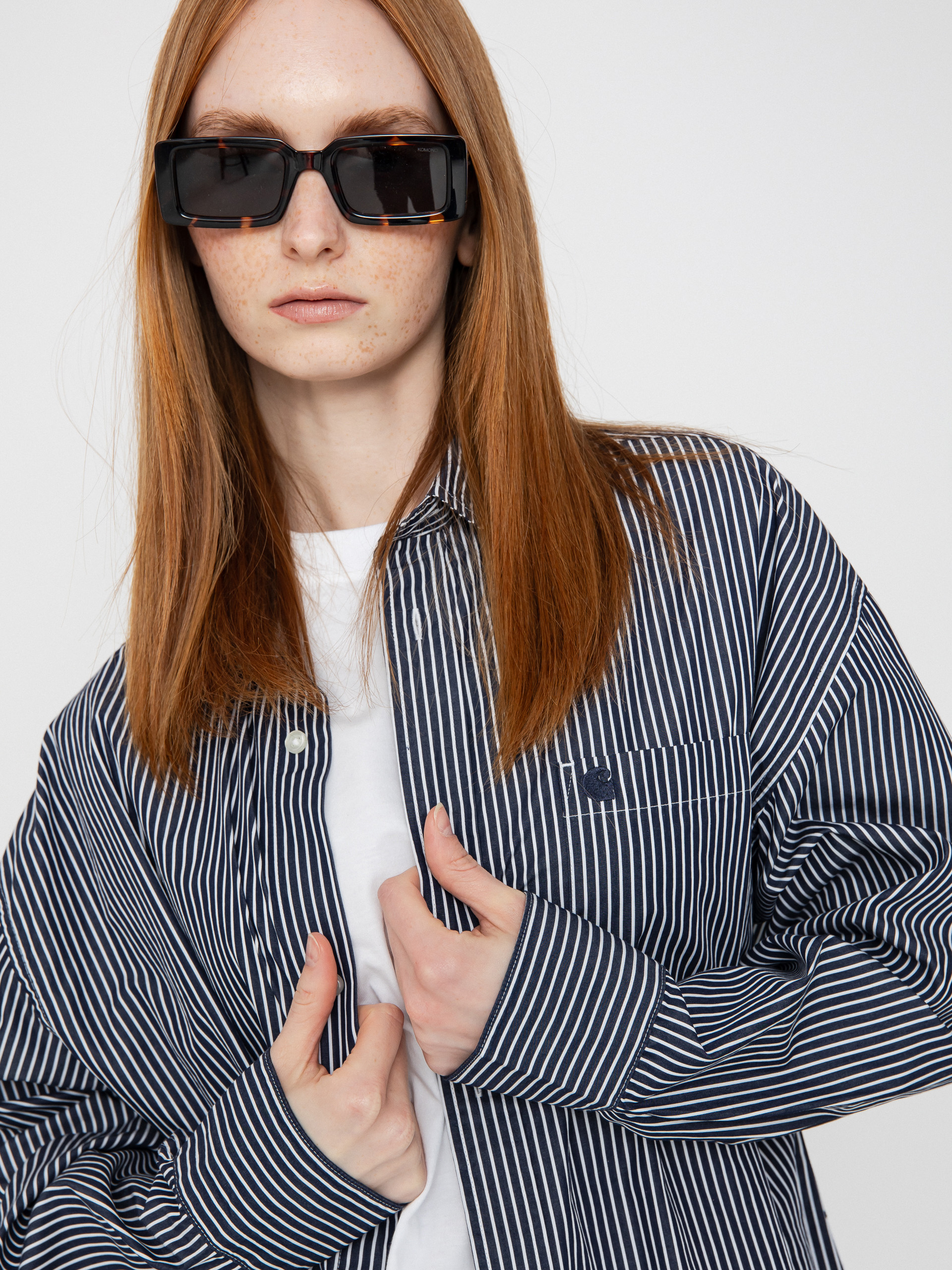 Сорочка Carhartt WIP Arvin Wmn (arvin stripe/space/space)