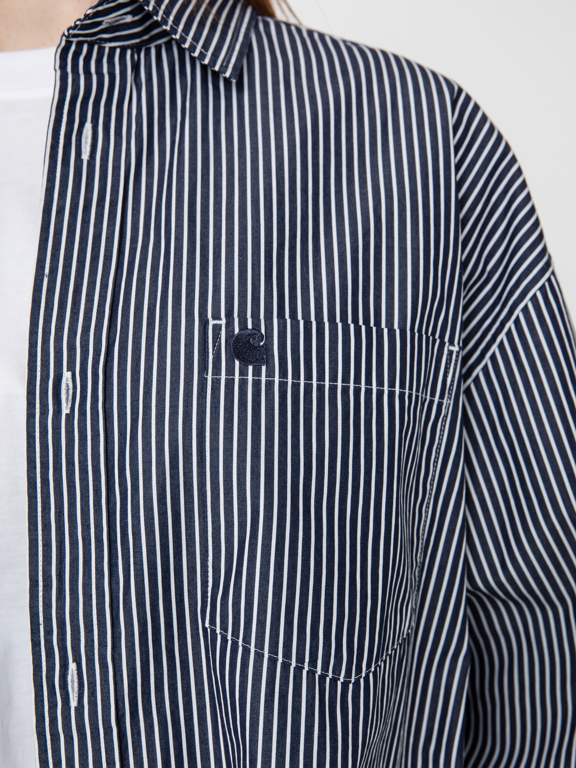 Сорочка Carhartt WIP Arvin Wmn (arvin stripe/space/space)