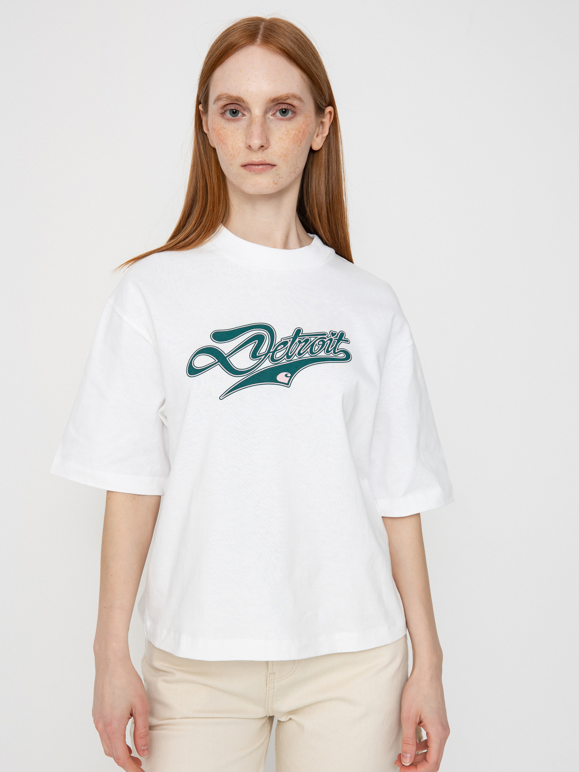 Футболка Carhartt WIP Slap Shot Wmn (white)