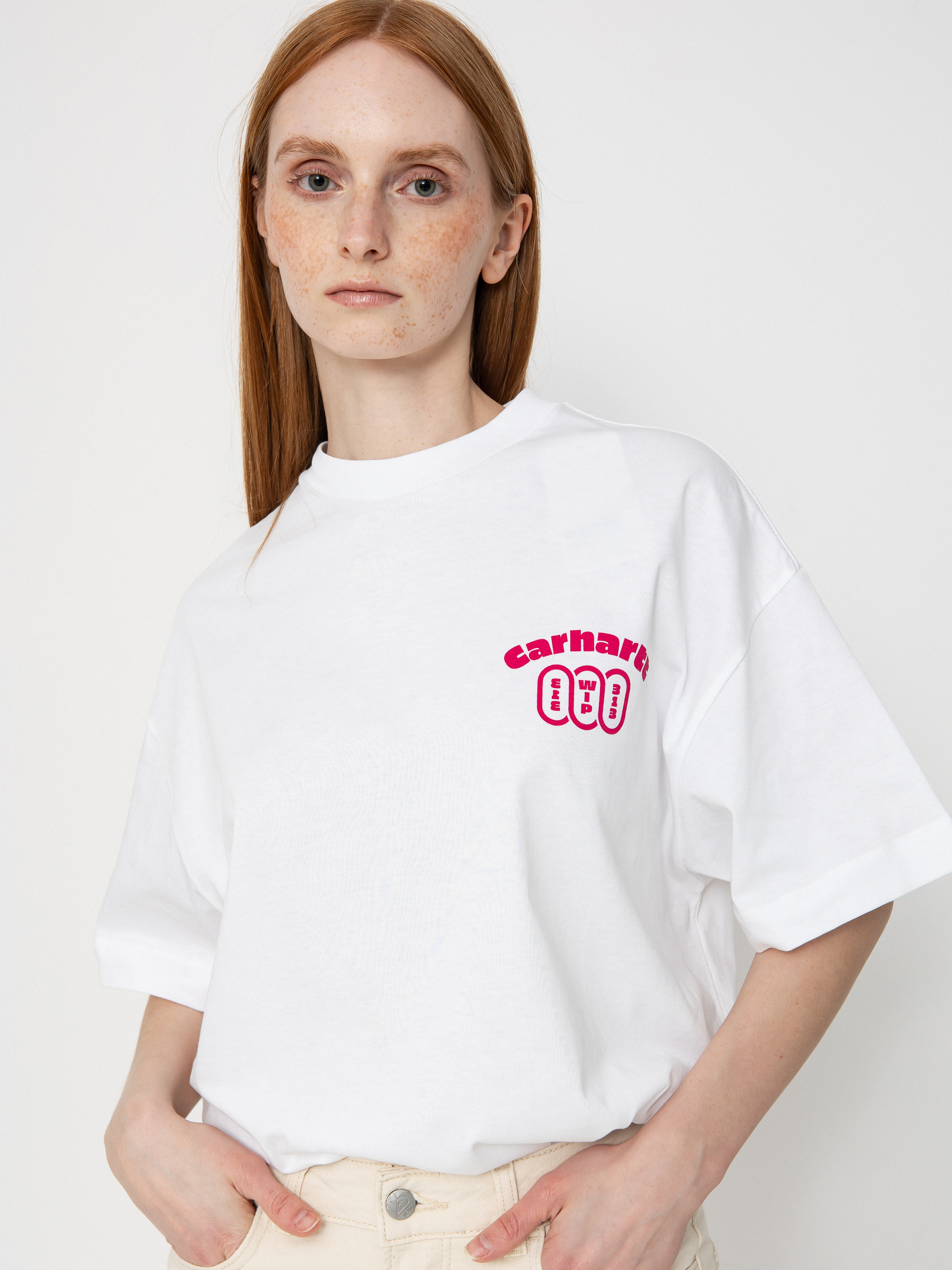 Футболка Carhartt WIP Day Off Wmn (white/disco)