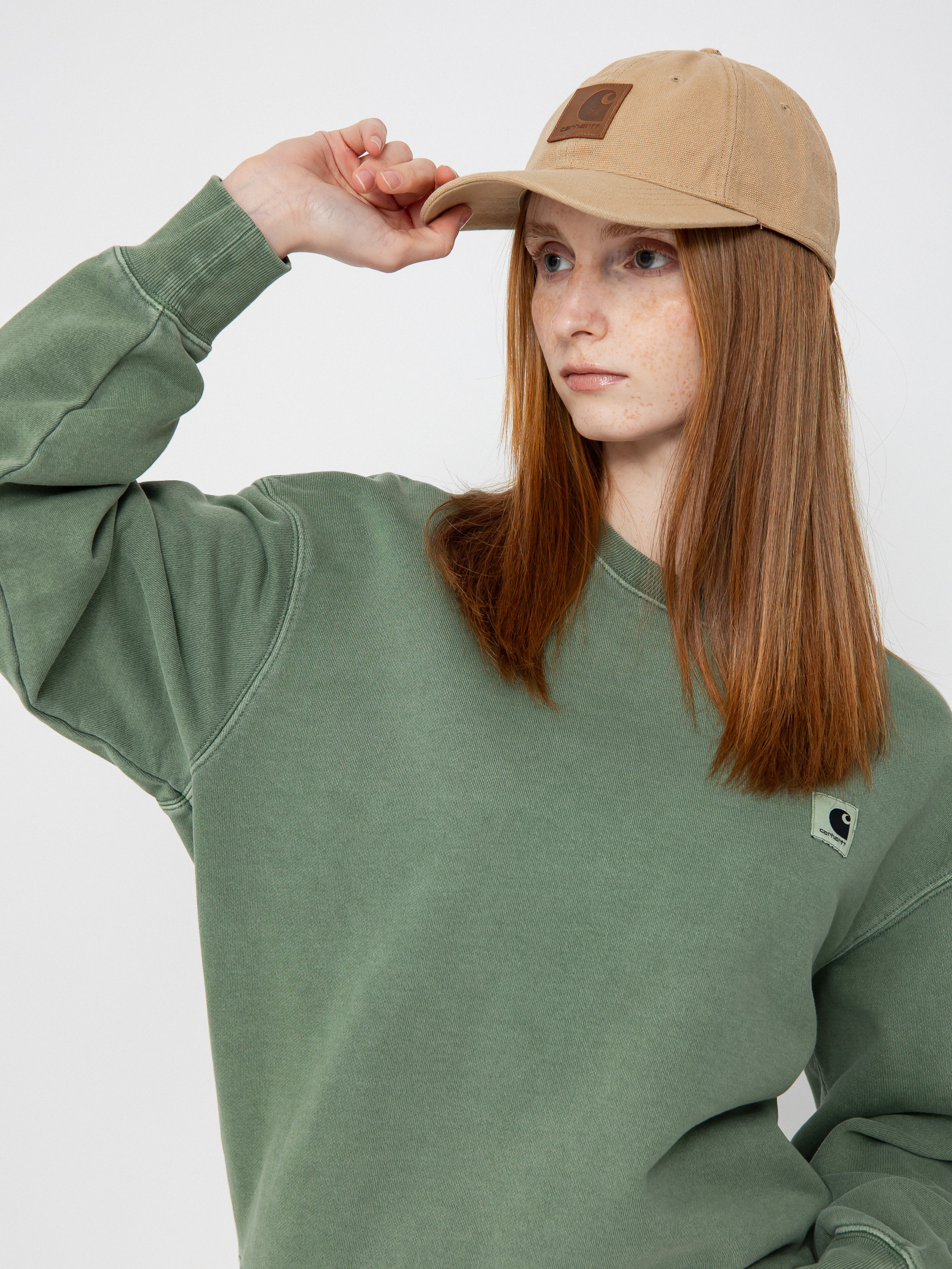 Світшот Carhartt WIP Nelson Wmn (park)