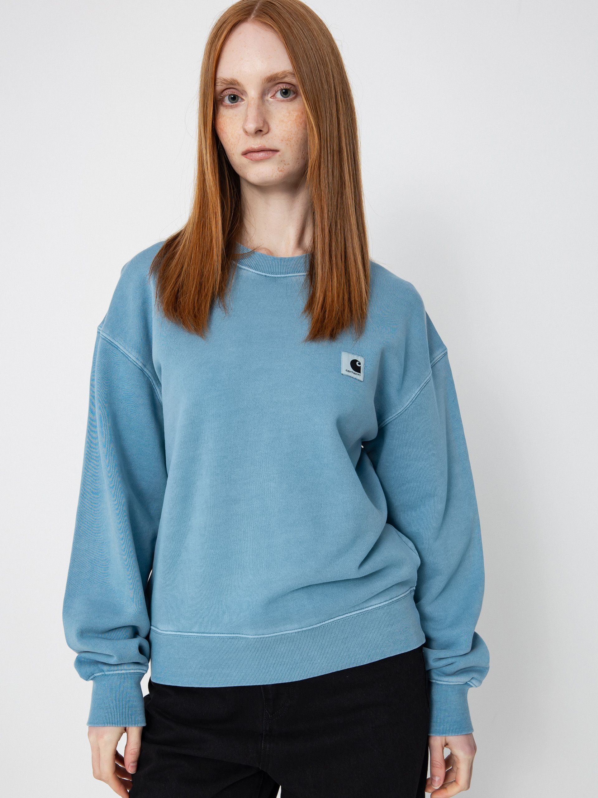Світшот Carhartt WIP Nelson Wmn (clay blue)