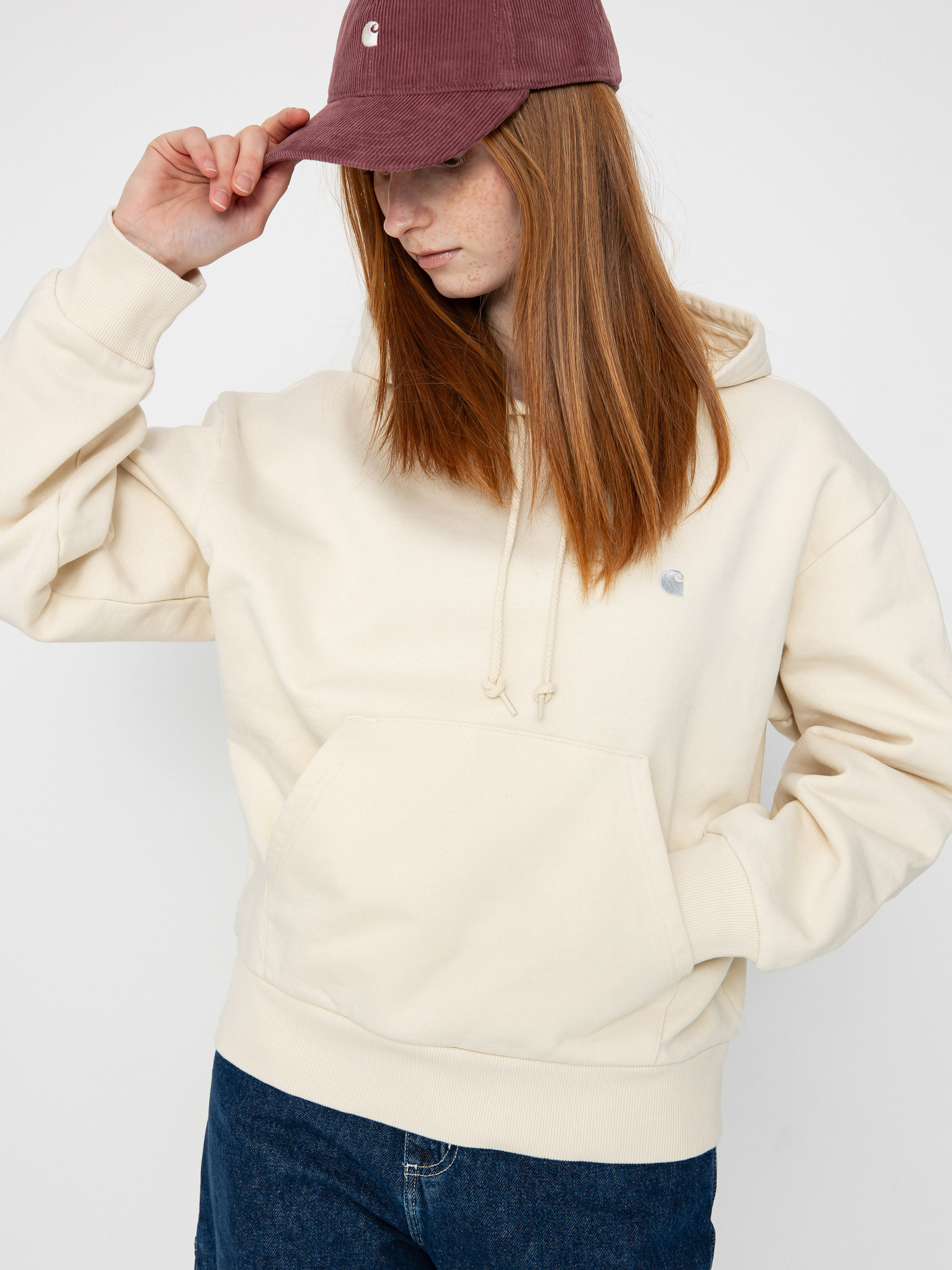 Худі Carhartt WIP Casey HD Wmn (natural/silver)