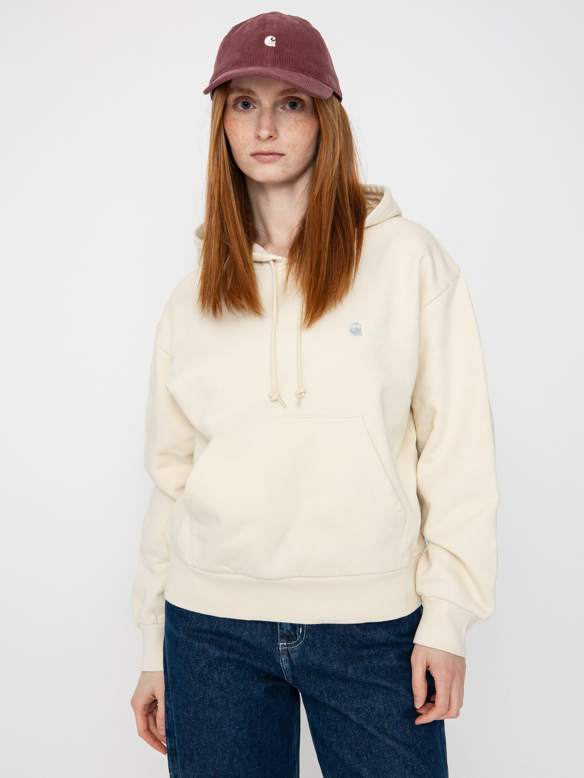 Худі Carhartt WIP Casey HD Wmn (natural/silver)