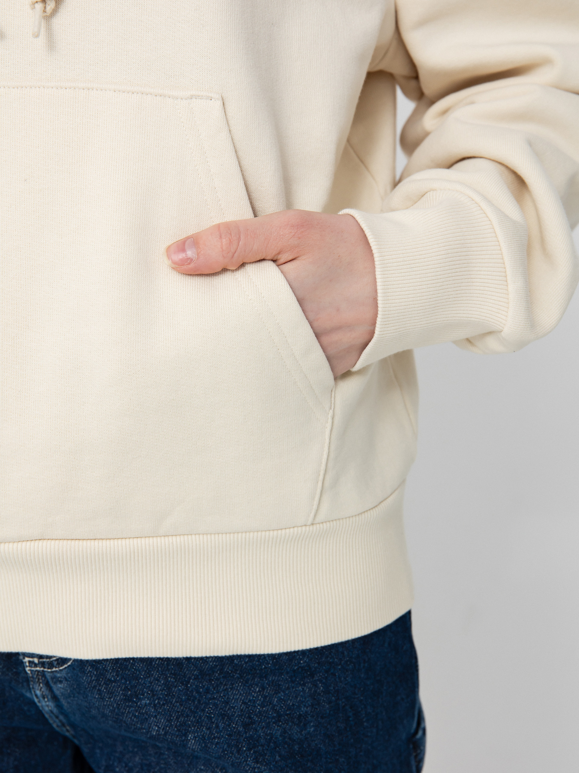 Худі Carhartt WIP Casey HD Wmn (natural/silver)