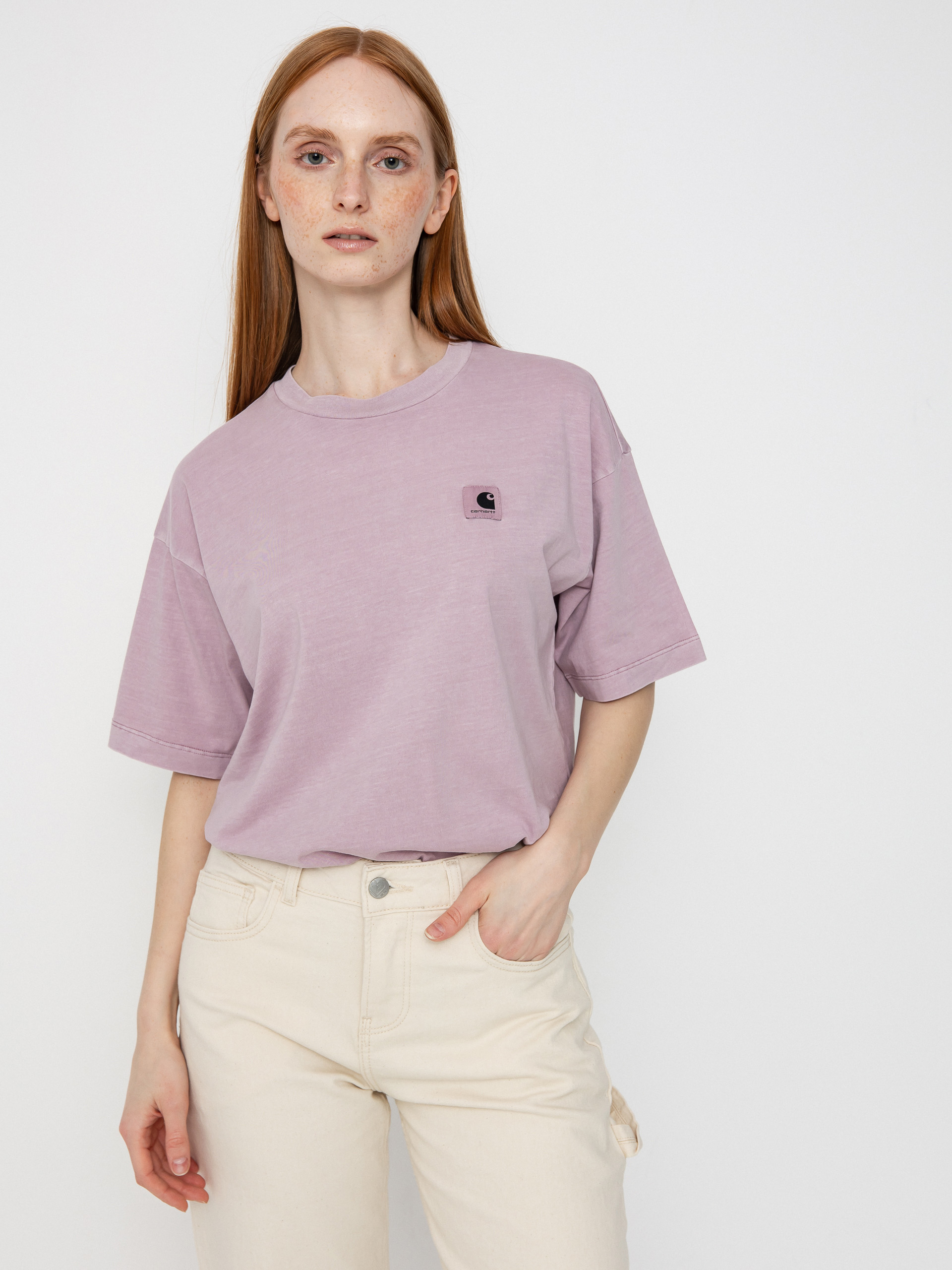 Футболка Carhartt WIP Nelson Wmn (hortensia)