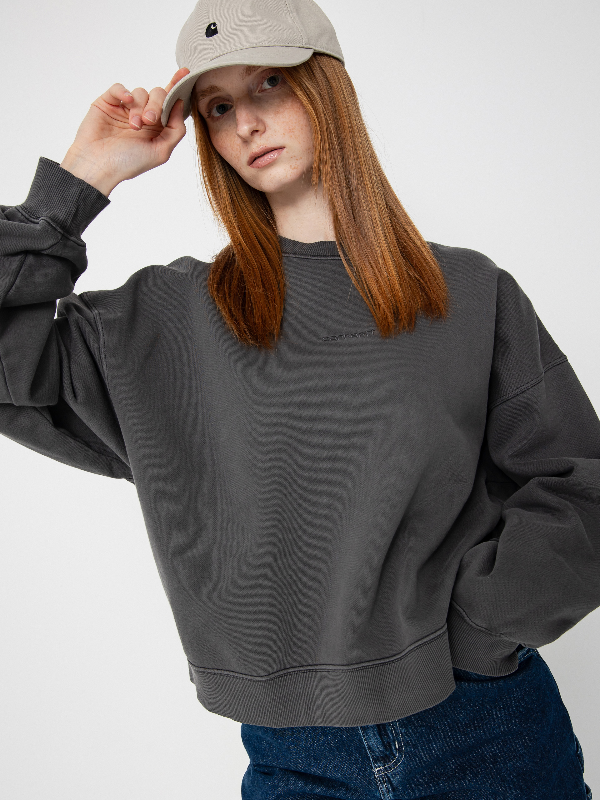 Світшот Carhartt WIP Benton Wmn (black)