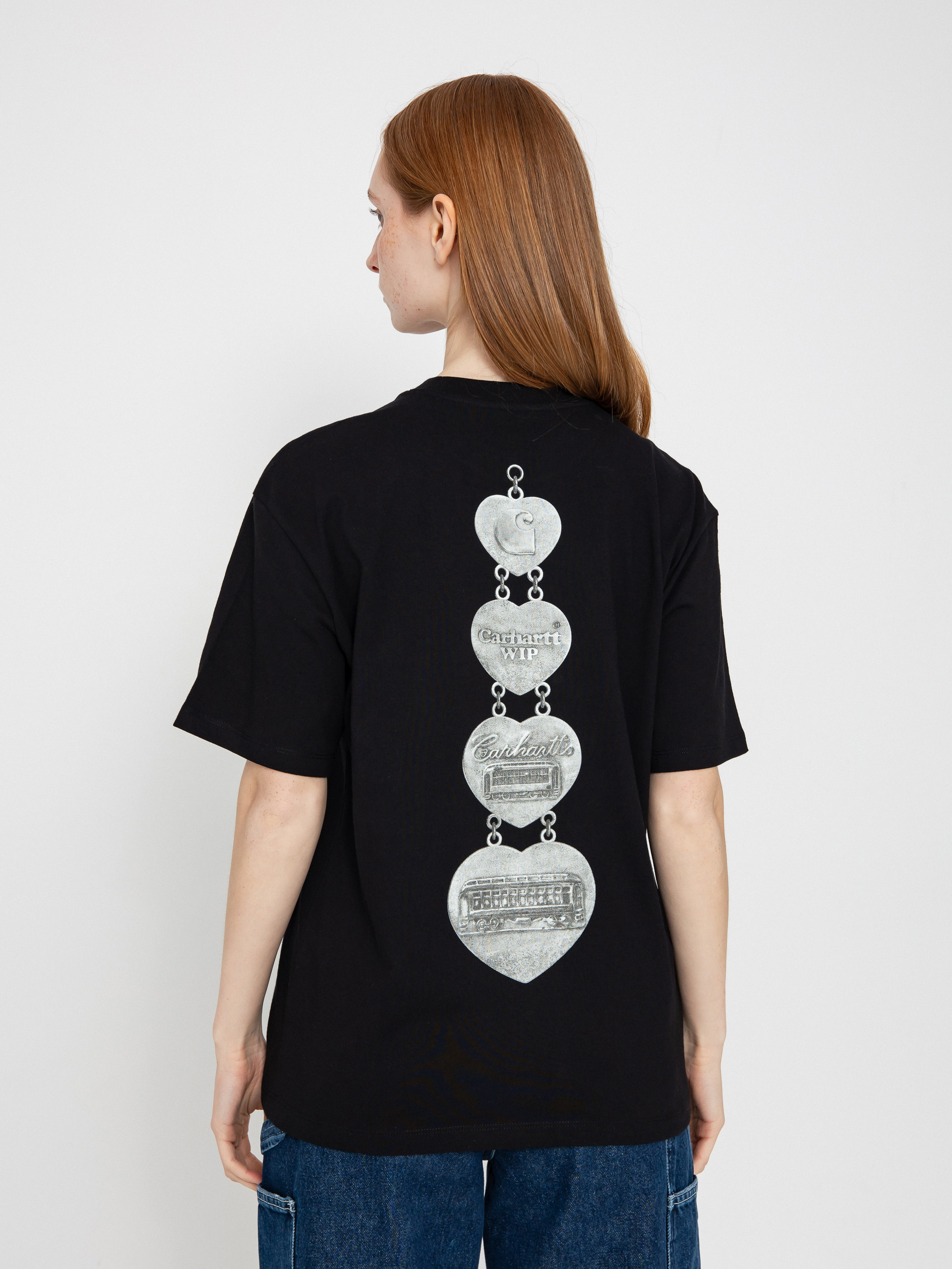 Футболка Carhartt WIP Hartt Chain Wmn (black)
