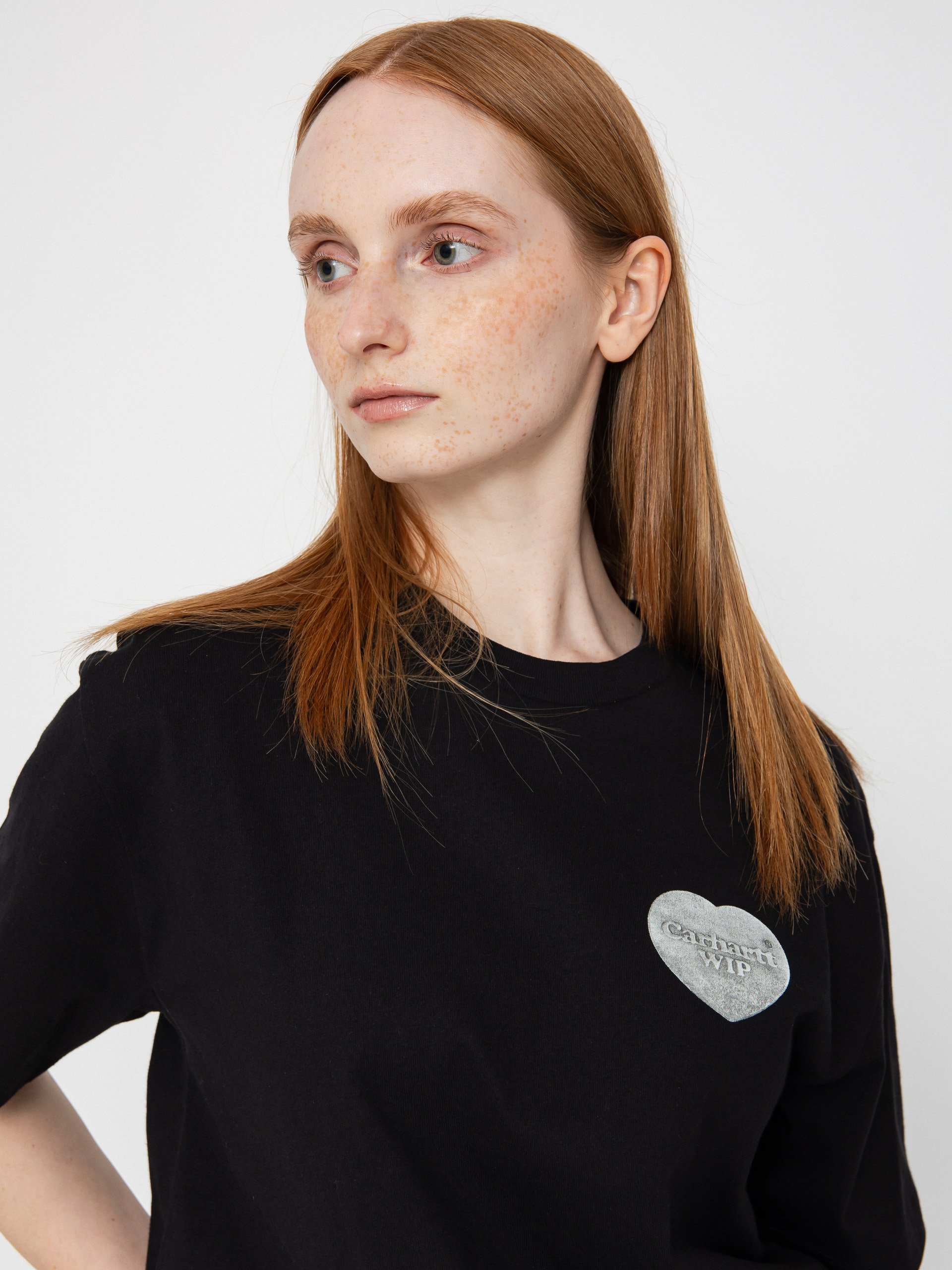 Футболка Carhartt WIP Hartt Chain Wmn (black)