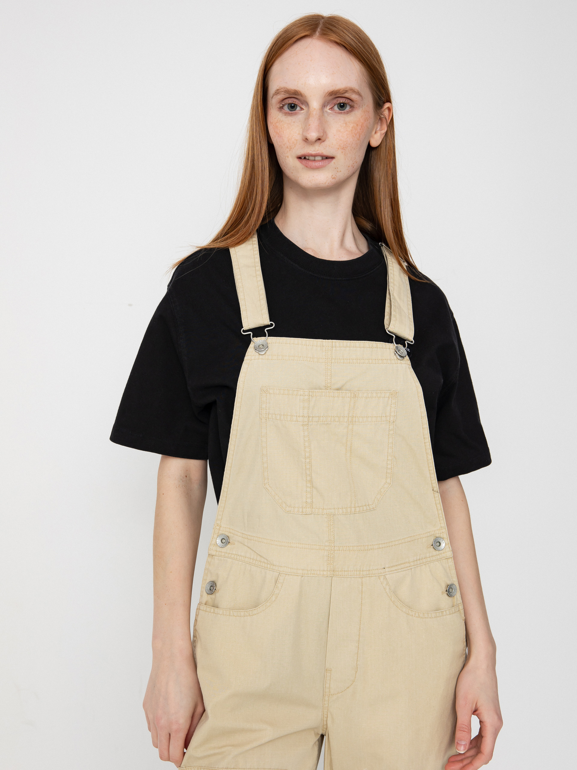 Штани Brixton Utility Overall Wmn (pale khaki)