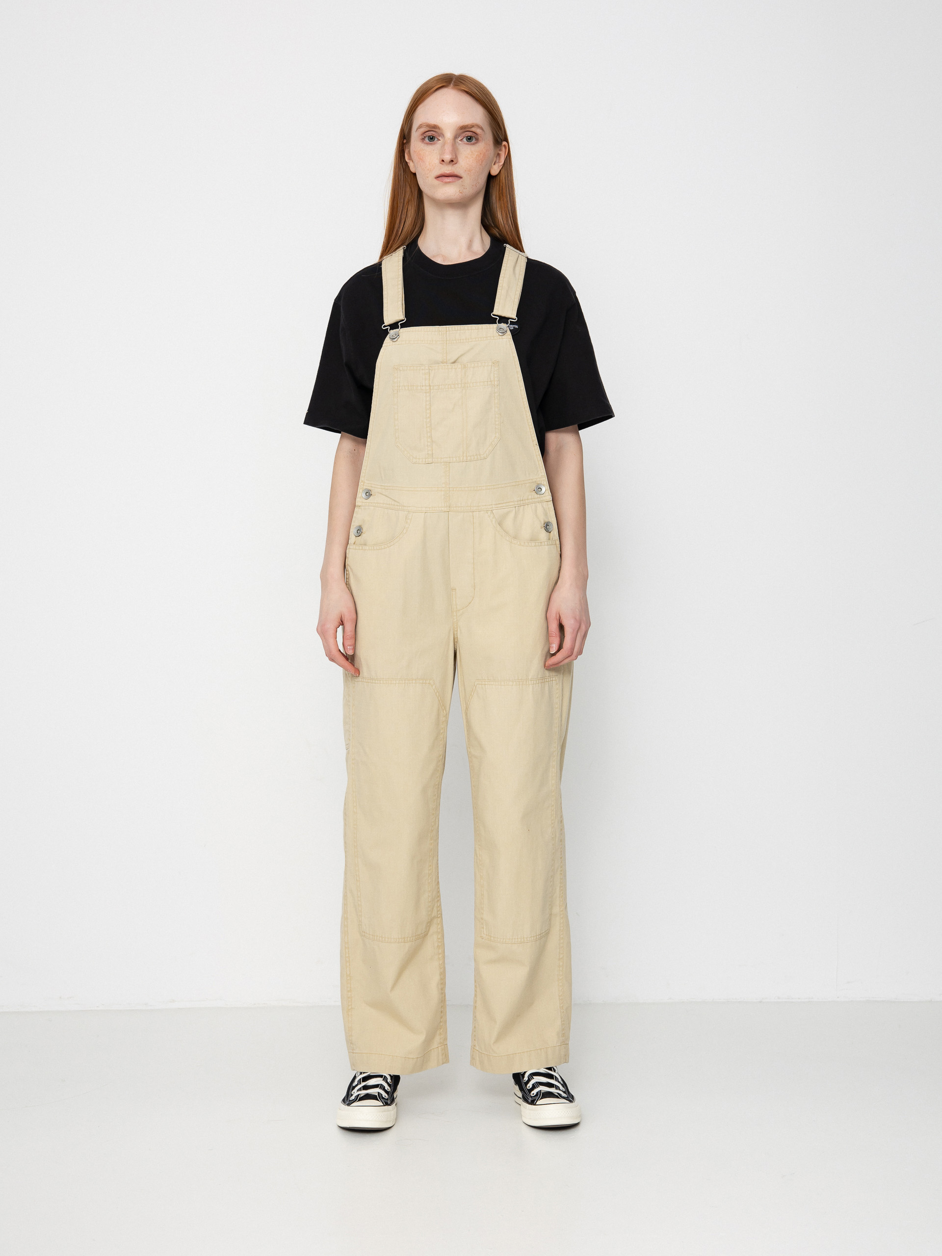 Штани Brixton Utility Overall Wmn (pale khaki)