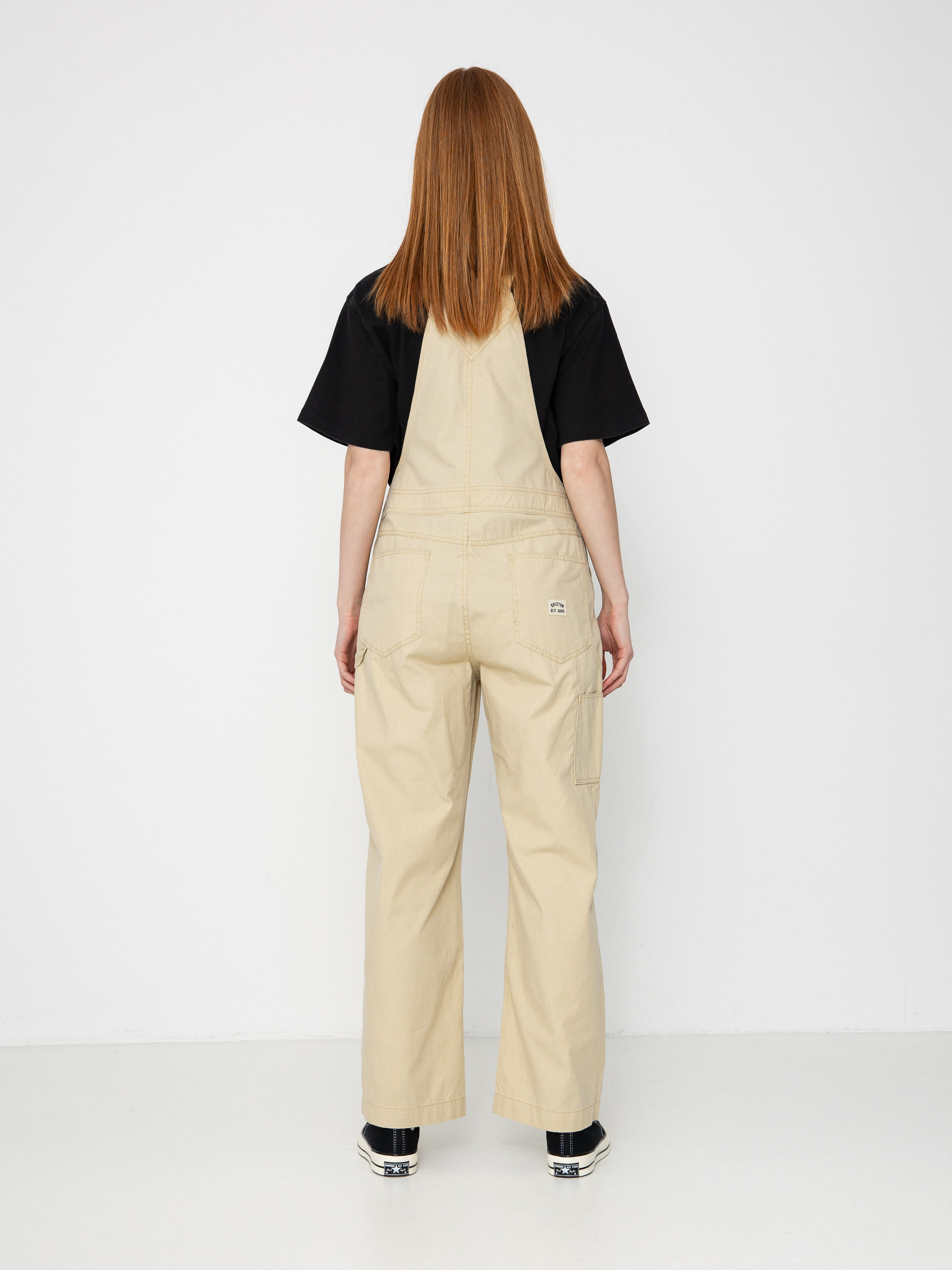 Штани Brixton Utility Overall Wmn (pale khaki)