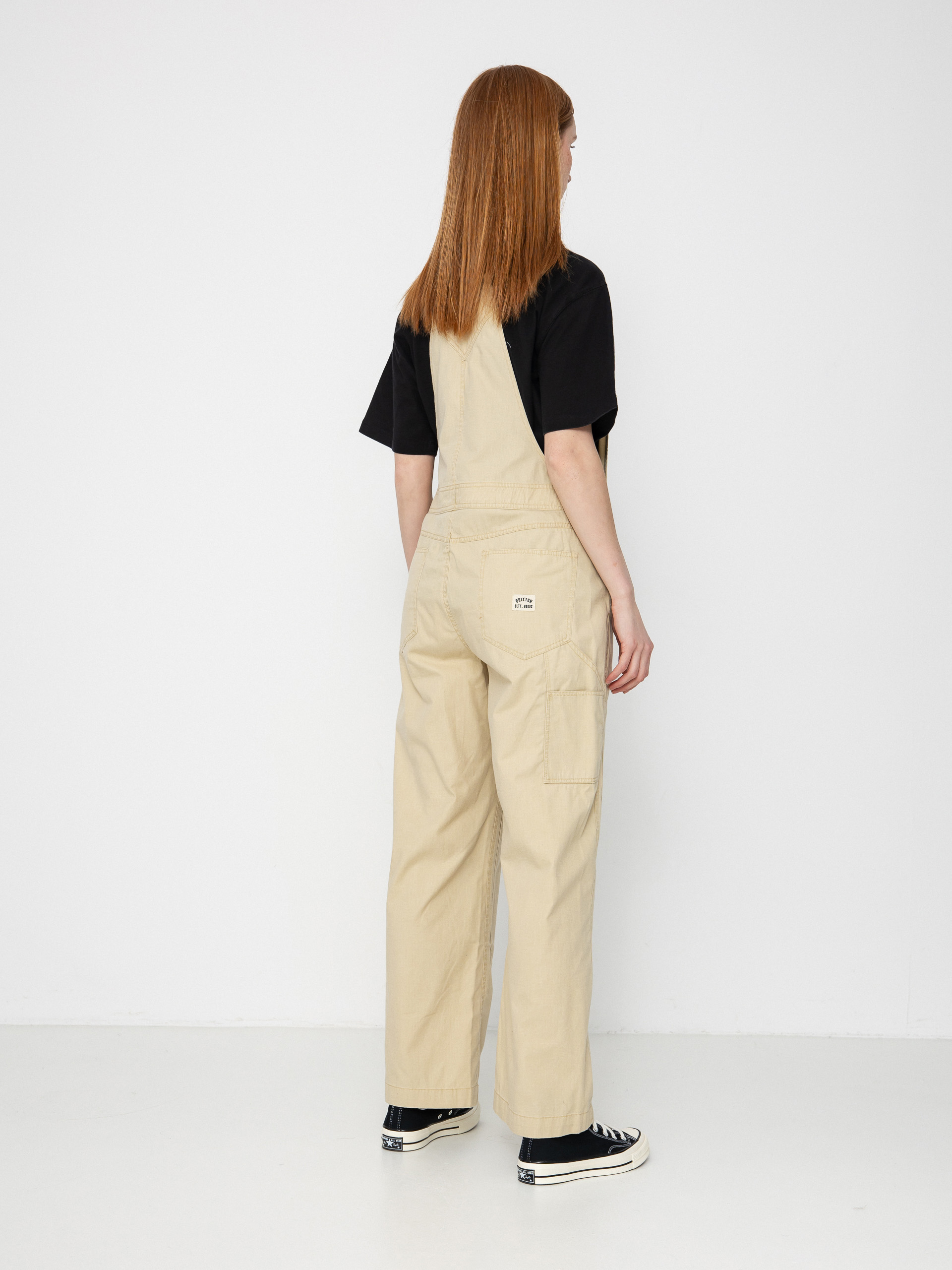 Штани Brixton Utility Overall Wmn (pale khaki)